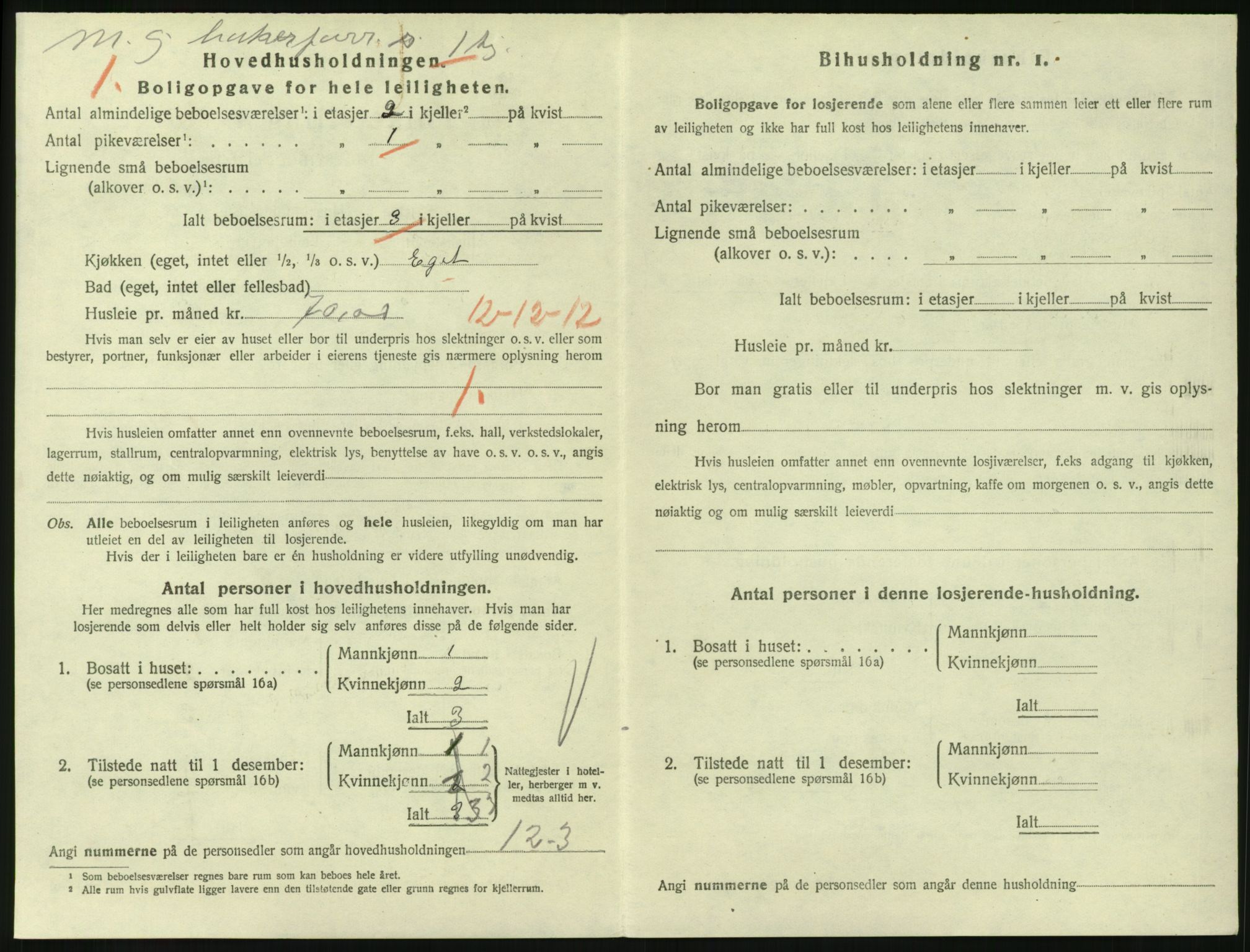 SAKO, 1920 census for Larvik, 1920, p. 3815