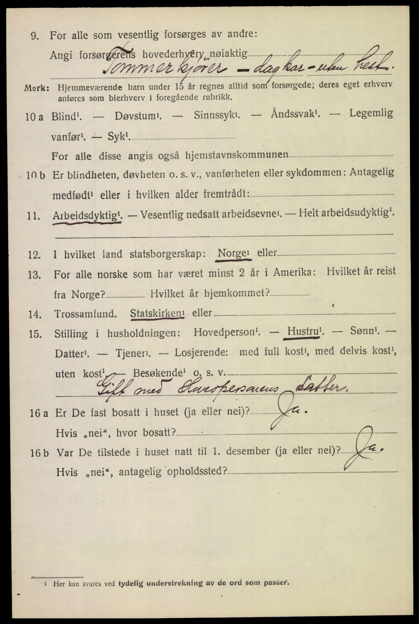 SAH, 1920 census for Stor-Elvdal, 1920, p. 3505