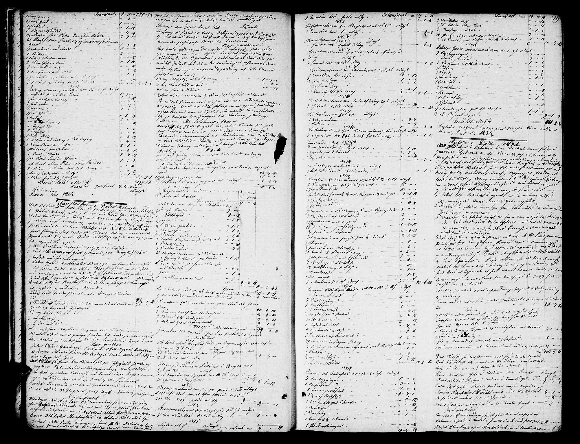 Nordre Sunnmøre sorenskriveri, AV/SAT-A-0006/1/3/3A/L0013: Skifteprotokoll 7, 1821-1824, p. 17b-18a