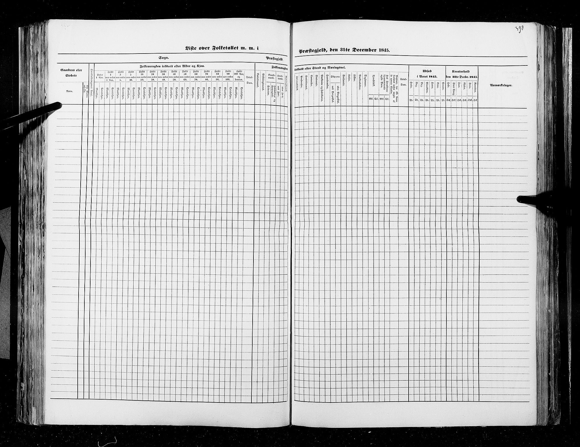 RA, Census 1845, vol. 9B: Nordland amt, 1845, p. 398