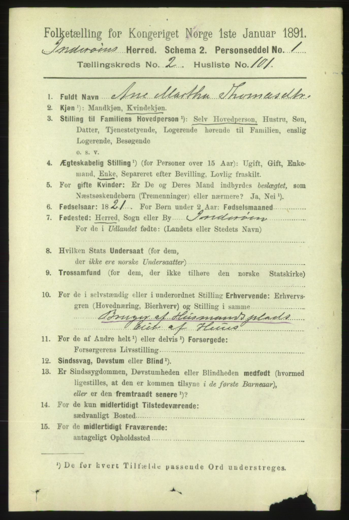 RA, 1891 census for 1729 Inderøy, 1891, p. 1850