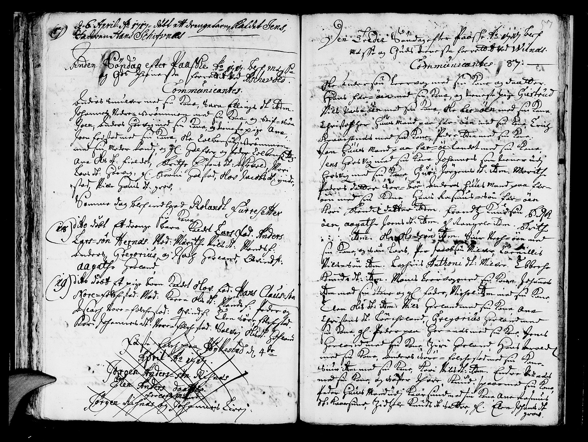 Askvoll sokneprestembete, SAB/A-79501/H/Haa/Haaa/L0003: Parish register (official) no. A 3, 1715-1718, p. 57