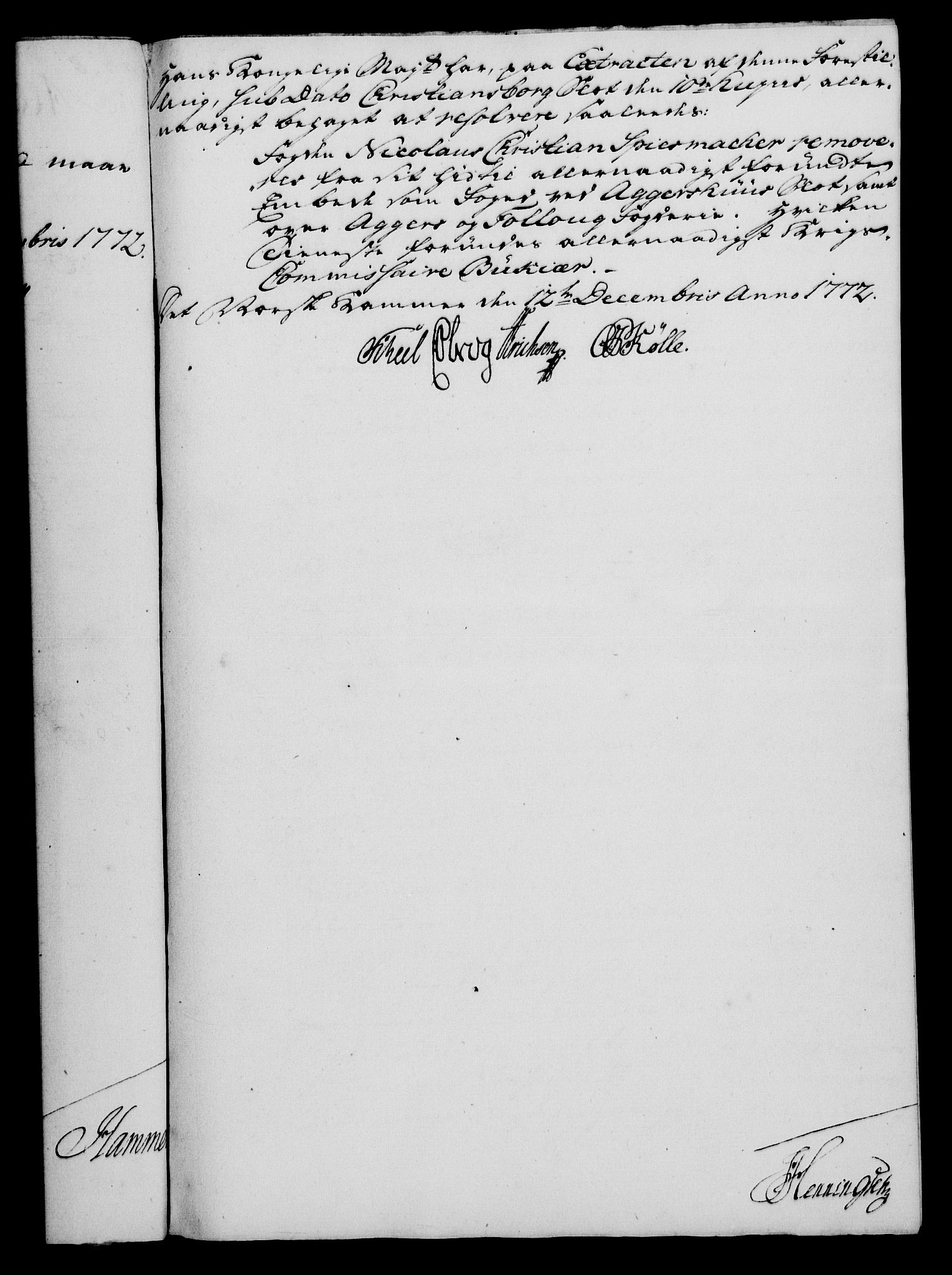 Rentekammeret, Kammerkanselliet, RA/EA-3111/G/Gf/Gfa/L0054: Norsk relasjons- og resolusjonsprotokoll (merket RK 52.54), 1771-1772, p. 779