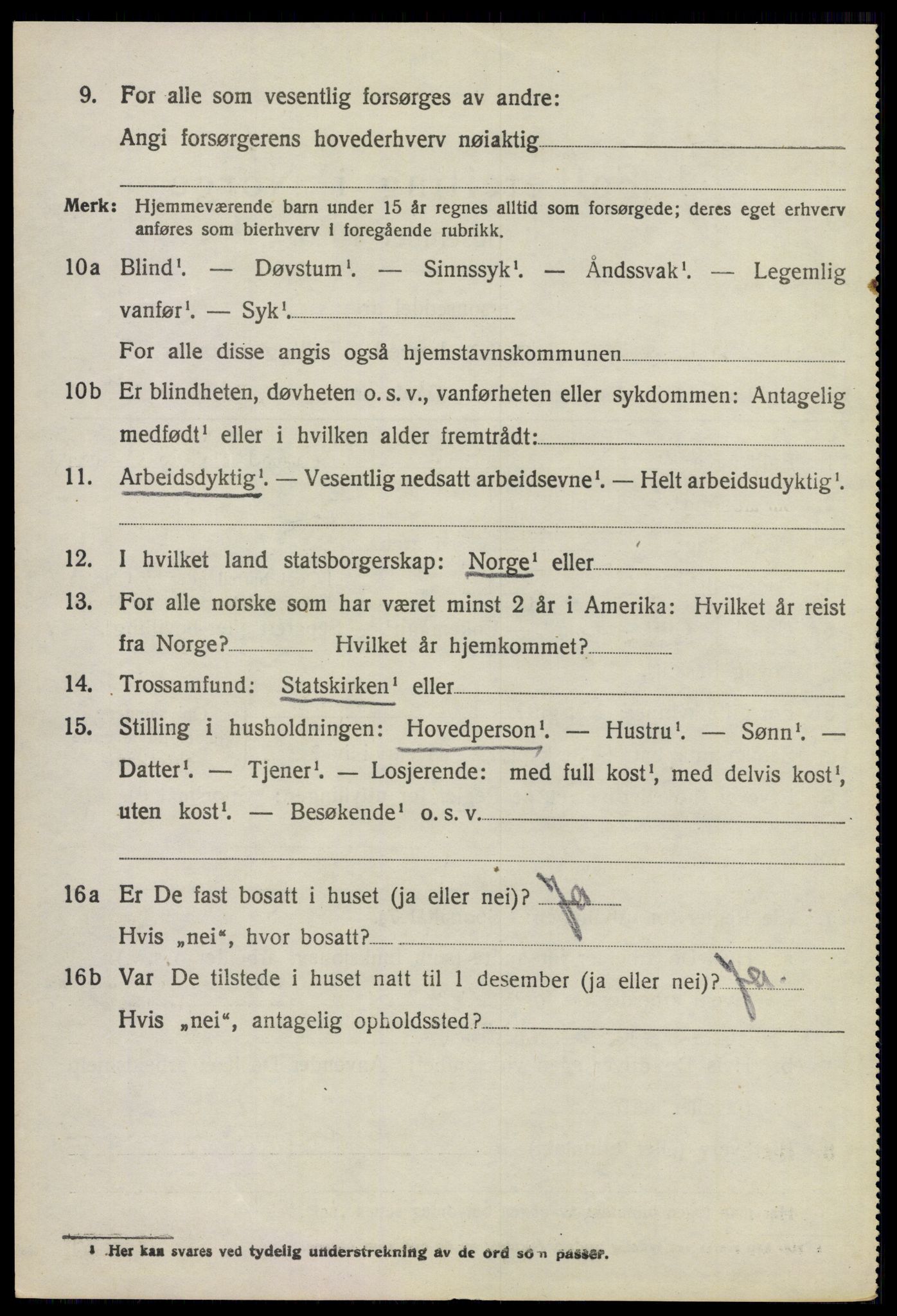 SAO, 1920 census for Fet, 1920, p. 8991