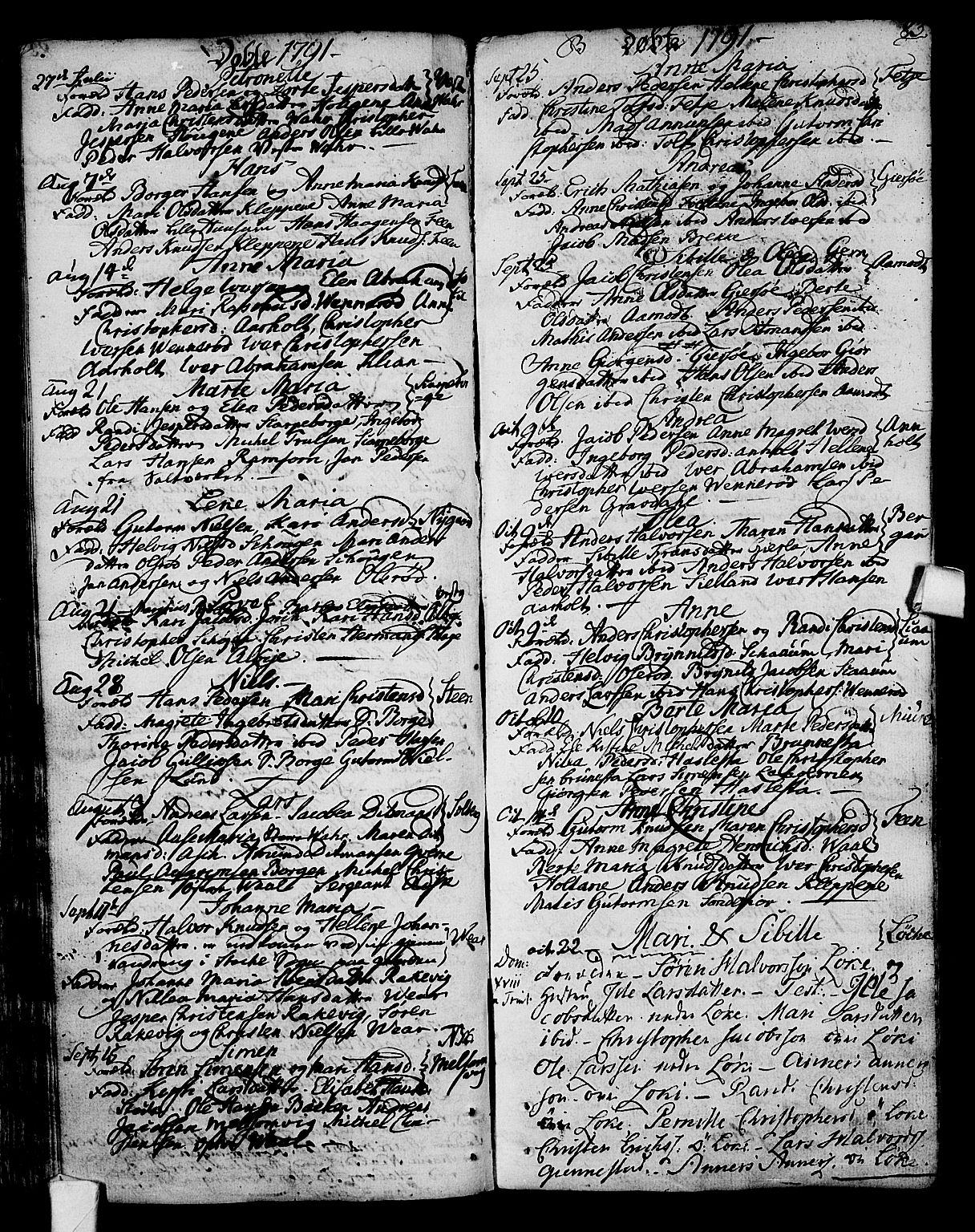 Stokke kirkebøker, AV/SAKO-A-320/F/Fa/L0003: Parish register (official) no. I 3, 1771-1803, p. 83