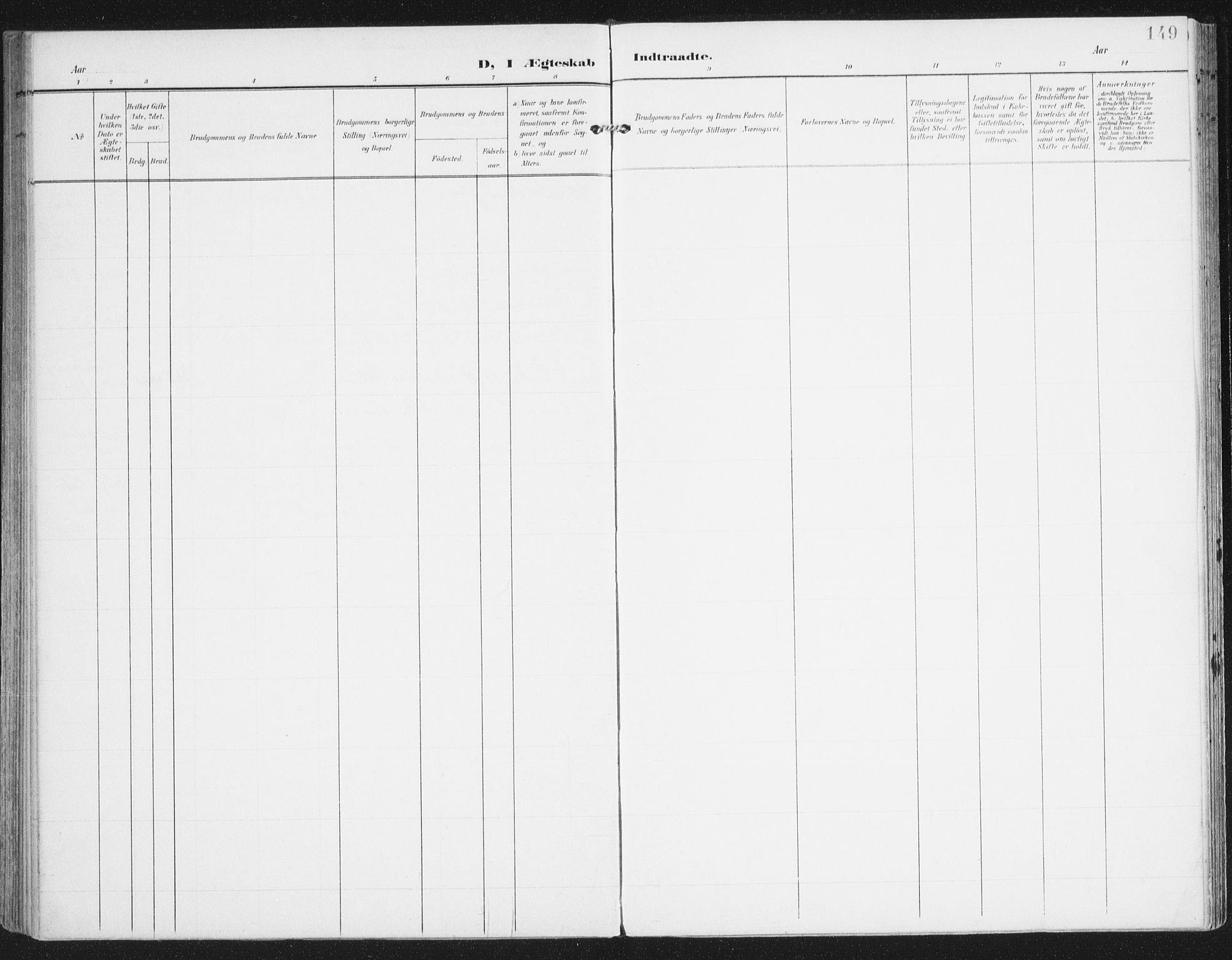 Ministerialprotokoller, klokkerbøker og fødselsregistre - Nordland, AV/SAT-A-1459/841/L0612: Parish register (official) no. 841A15, 1902-1910, p. 149