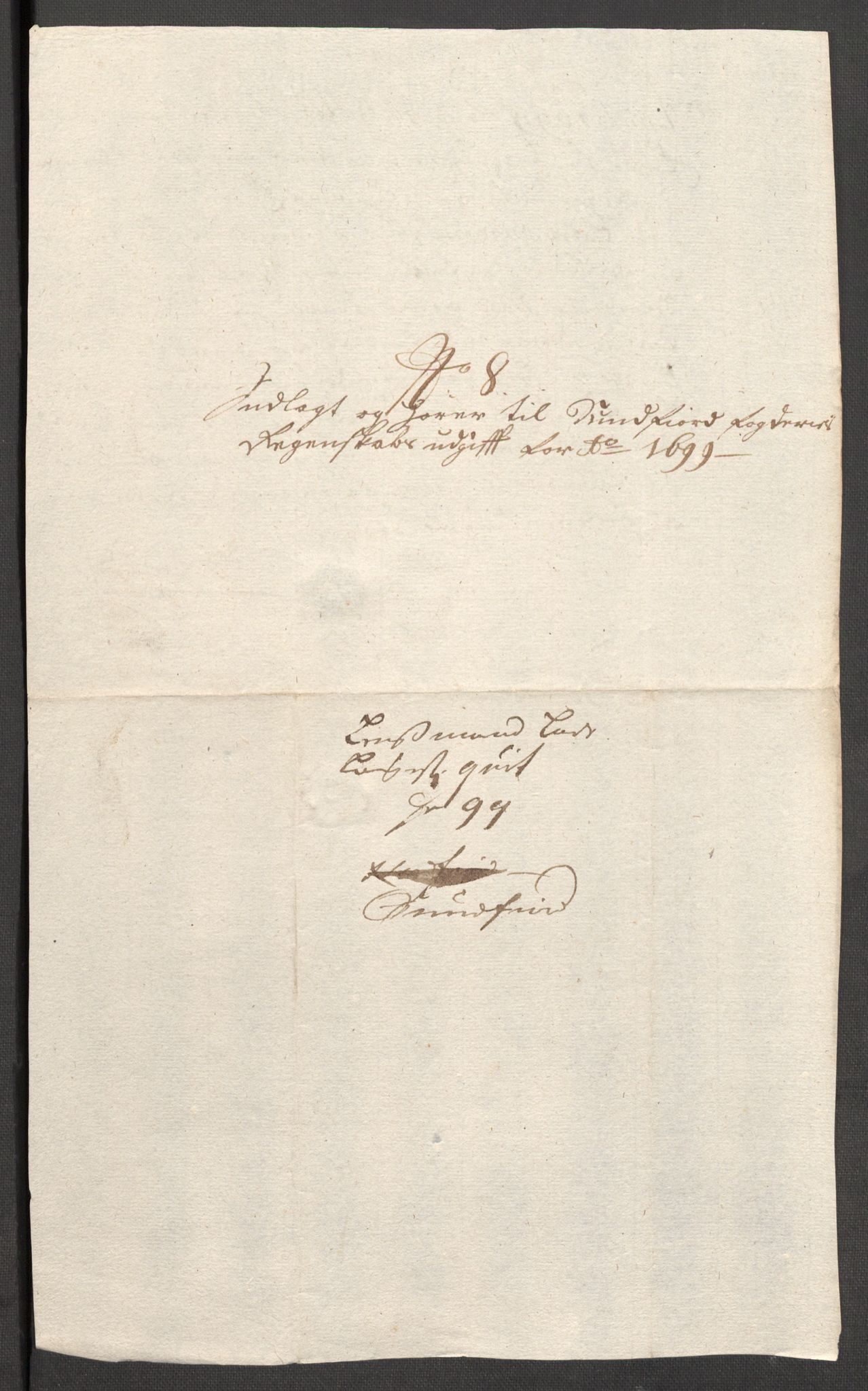 Rentekammeret inntil 1814, Reviderte regnskaper, Fogderegnskap, RA/EA-4092/R53/L3424: Fogderegnskap Sunn- og Nordfjord, 1699, p. 347