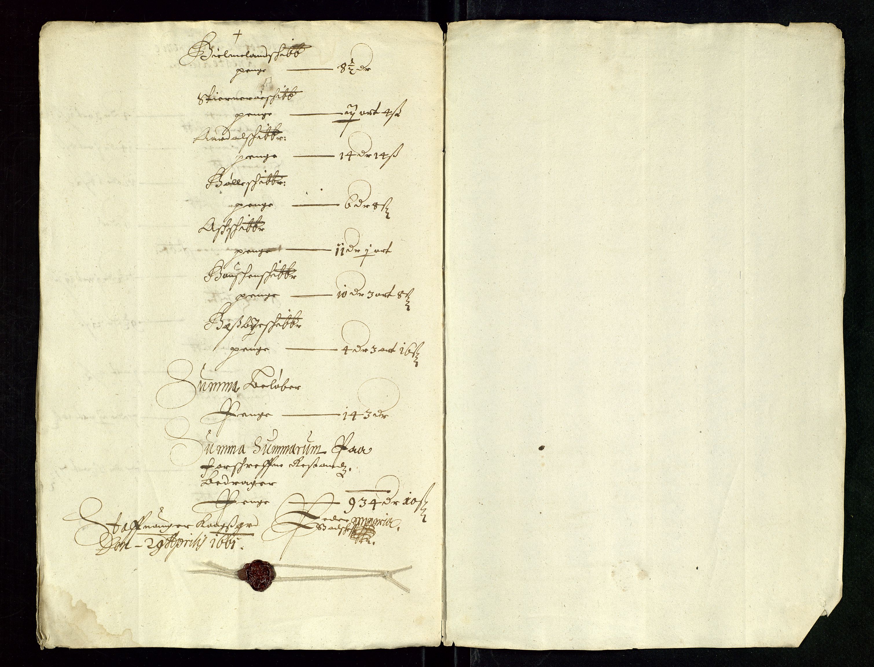 Stavanger len, AV/SAST-A-101870/Ob/L0030: Diverse, 1659-1662, p. 17