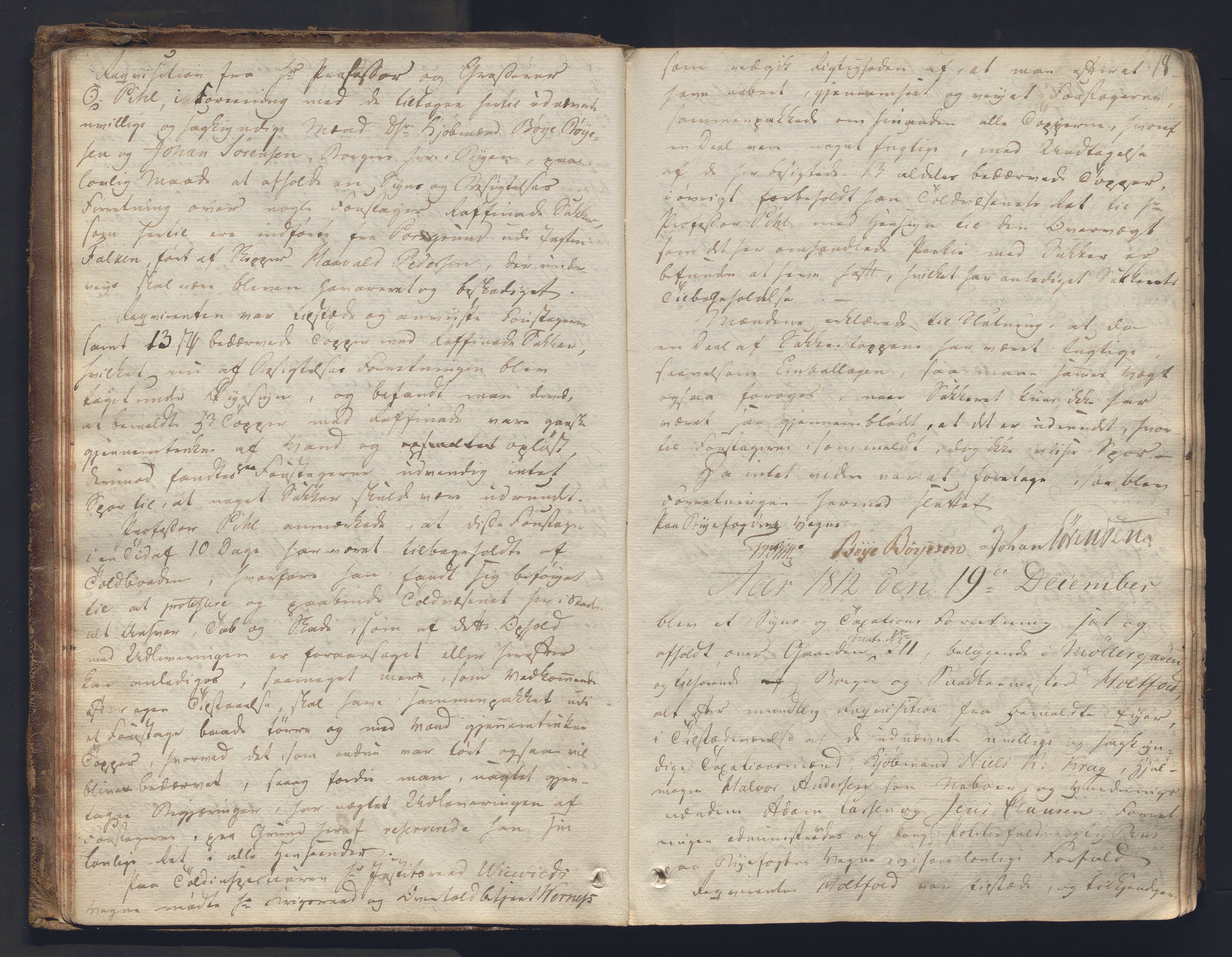 Christiania byfogd, AV/SAO-A-11543/F/Fc/L0024: Ekstrarettsprotokoll, 1812-1845, p. 17b-18a
