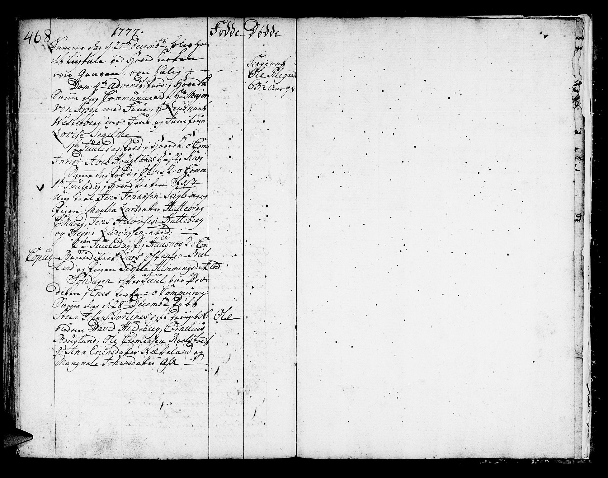 Kvinnherad sokneprestembete, AV/SAB-A-76401/H/Haa: Parish register (official) no. A 3, 1754-1777, p. 468-469