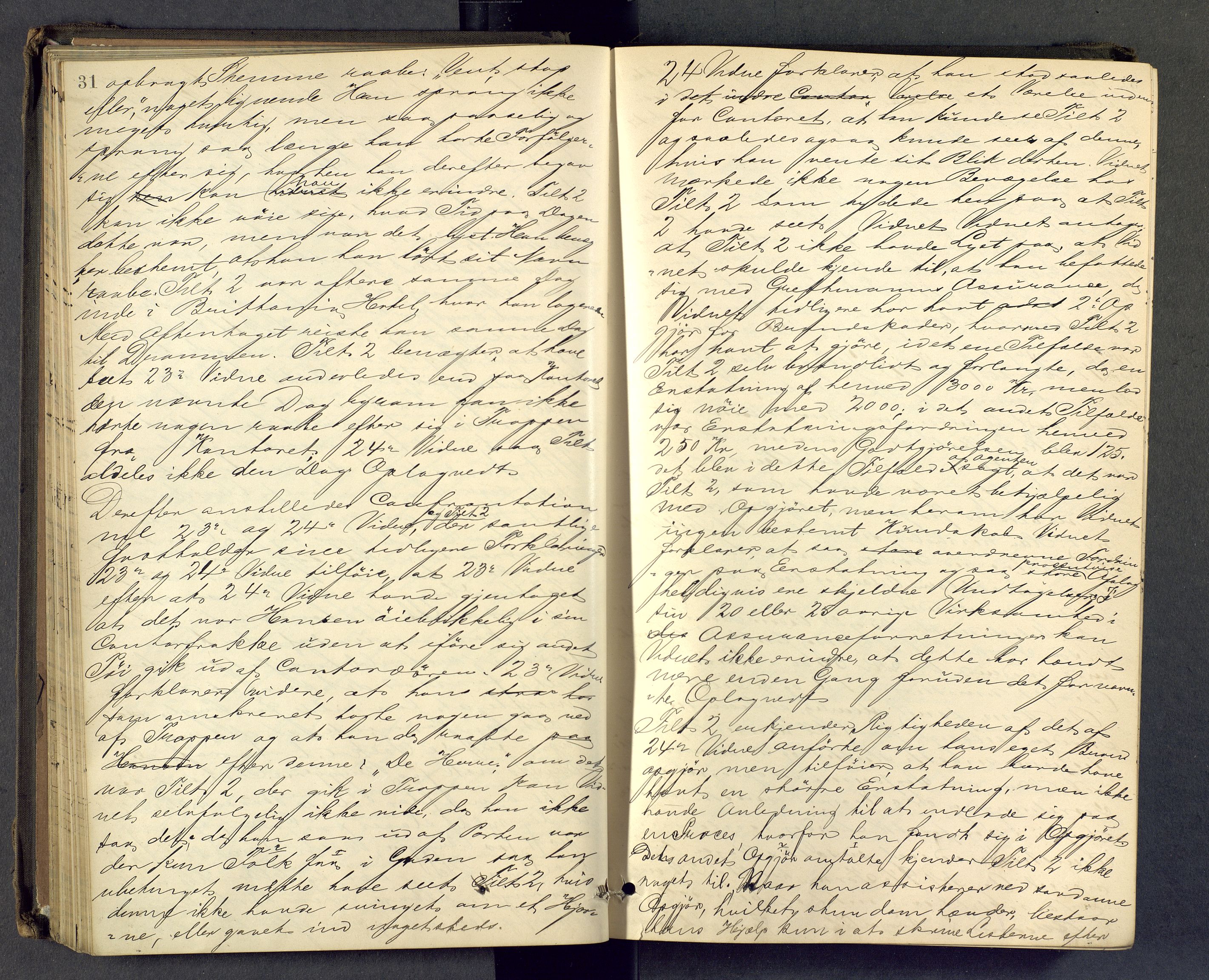 Larvik byfogd, AV/SAKO-A-218/F/Fd/L0014: Ekstrarettsprotokoll., 1887-1892, p. 31