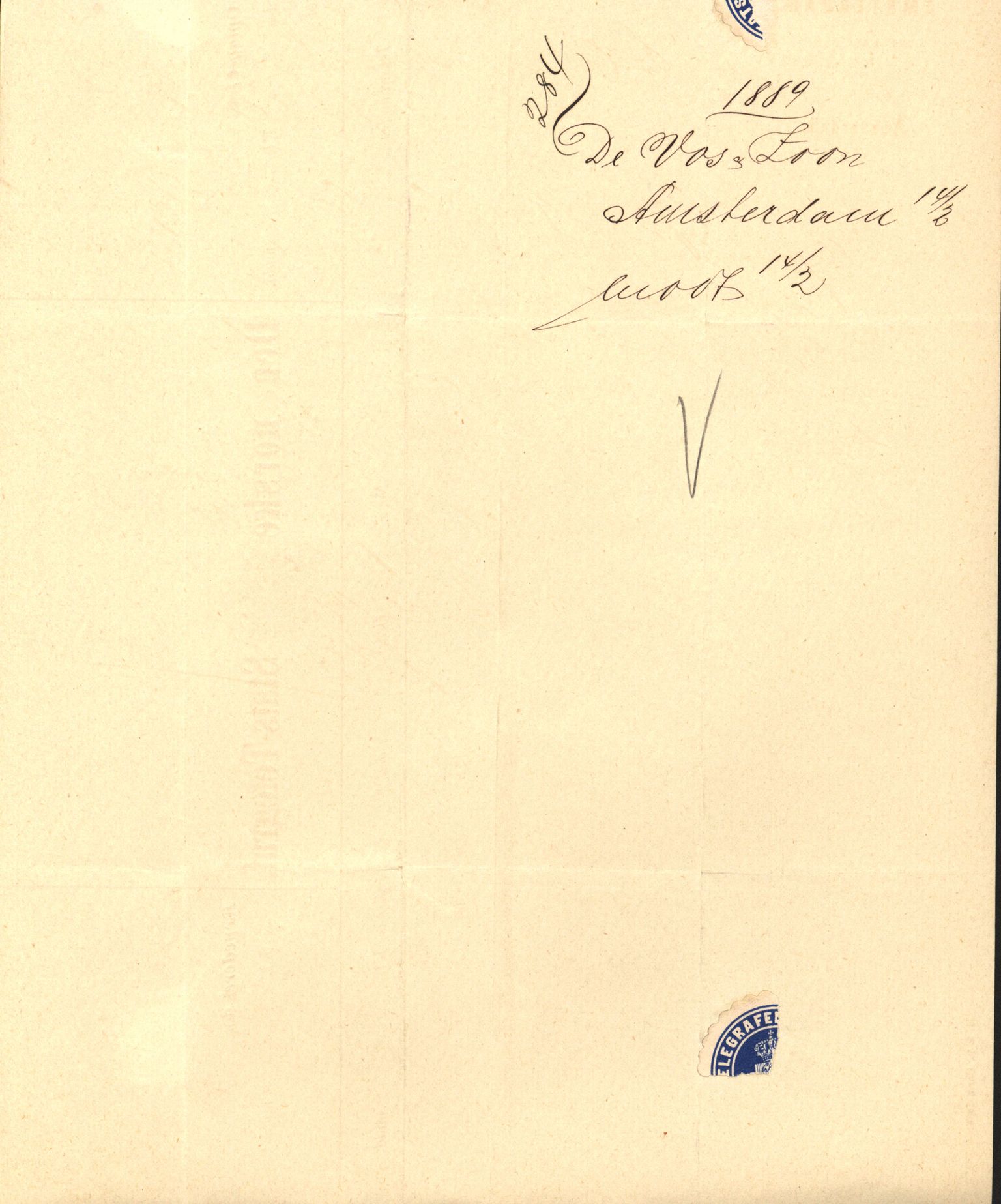 Pa 63 - Østlandske skibsassuranceforening, VEMU/A-1079/G/Ga/L0023/0012: Havaridokumenter / Columbus, Christiane Sophie, Marie, Jarlen, Kong Carl XV, 1889, p. 16