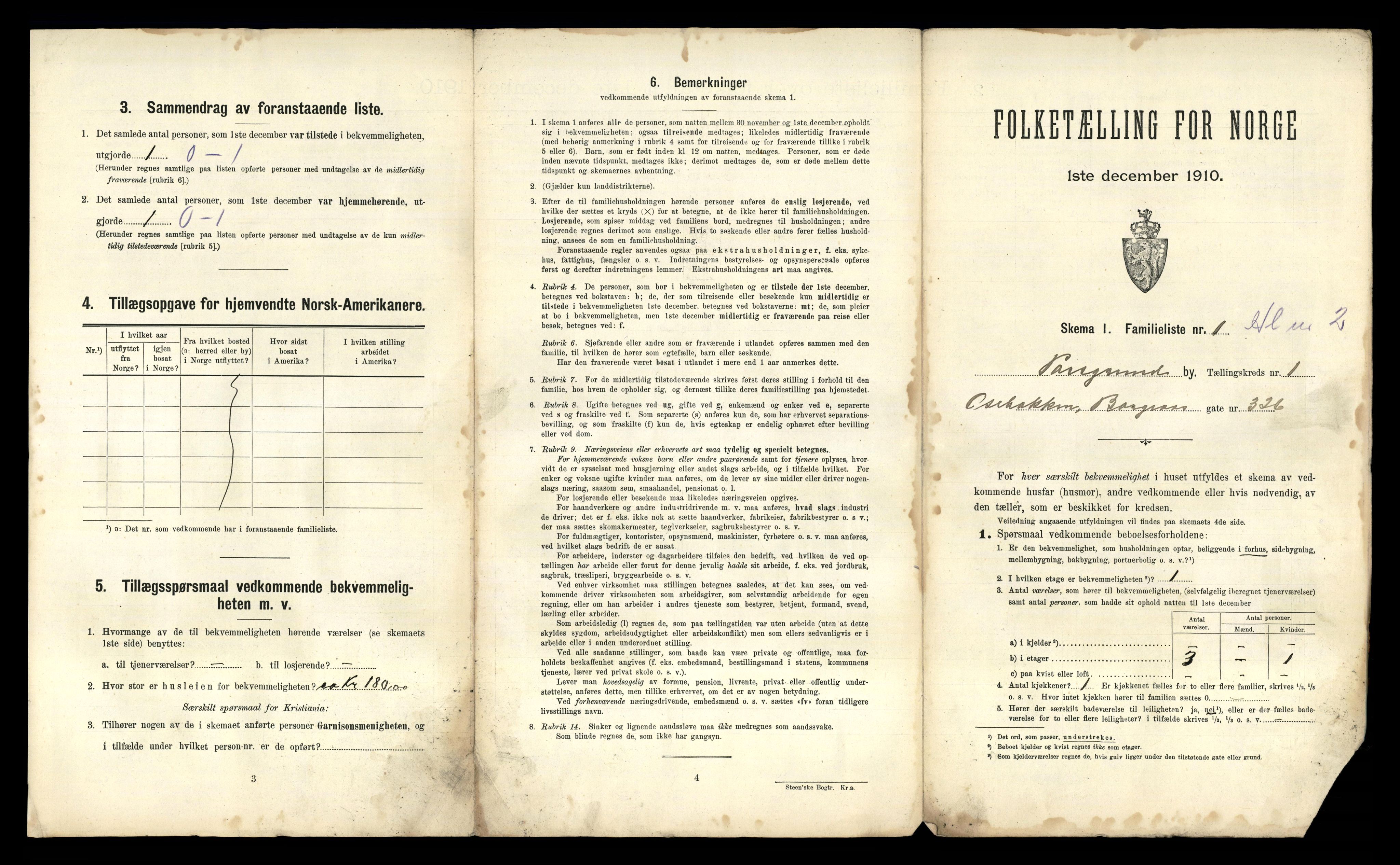 RA, 1910 census for Porsgrunn, 1910, p. 42