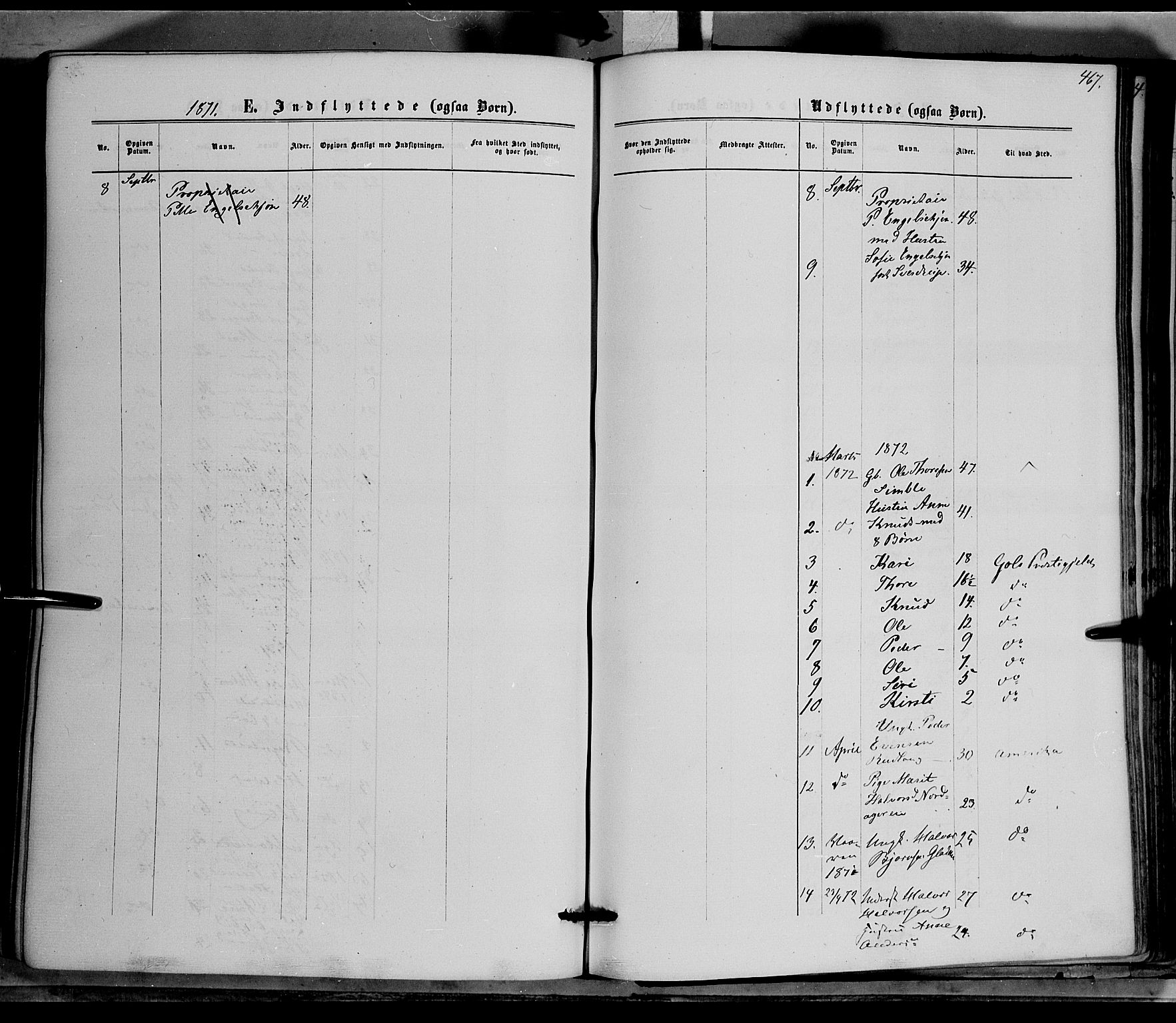 Nord-Aurdal prestekontor, AV/SAH-PREST-132/H/Ha/Haa/L0008: Parish register (official) no. 8, 1863-1875, p. 467