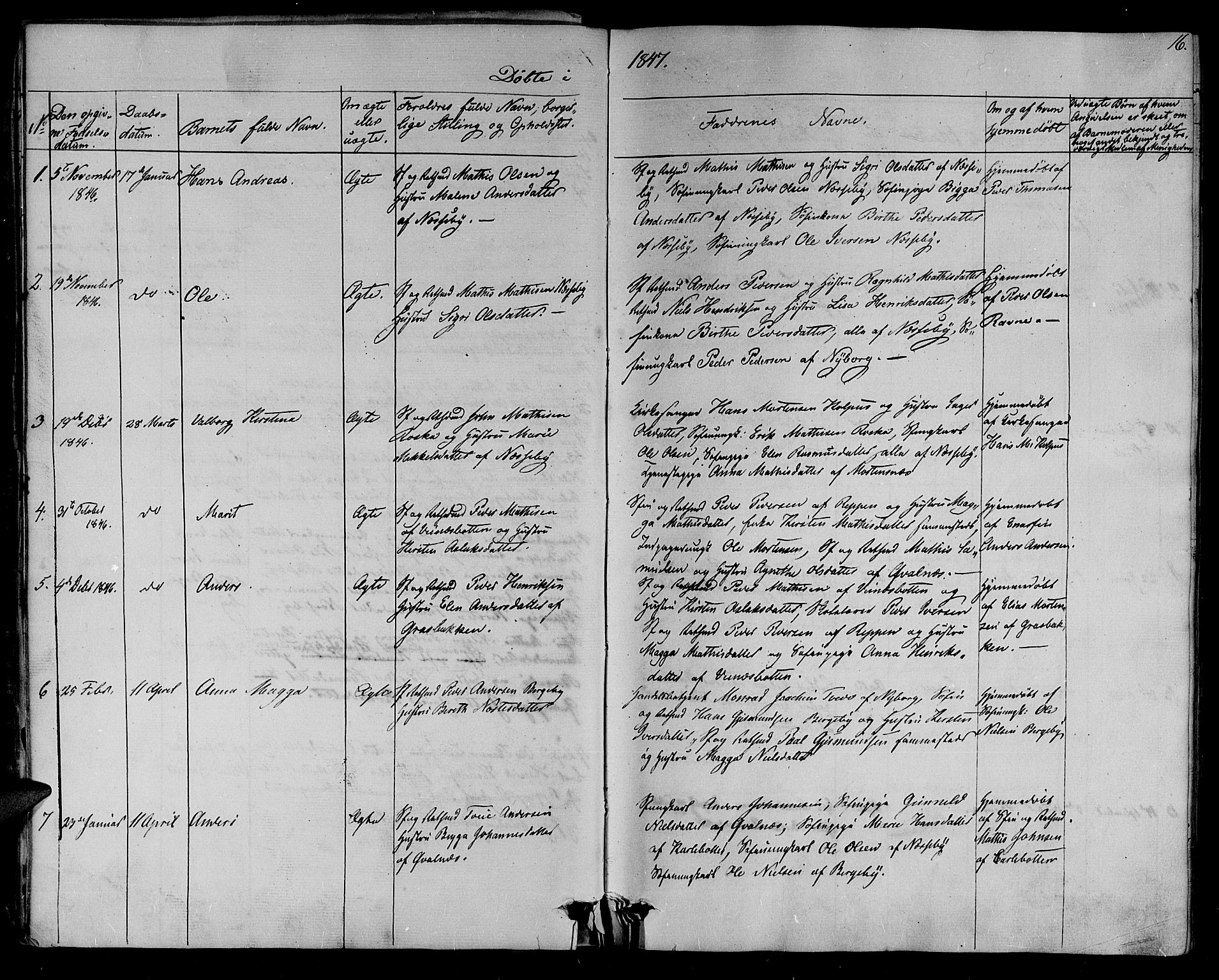 Nesseby sokneprestkontor, SATØ/S-1330/H/Ha/L0001kirke: Parish register (official) no. 1, 1838-1855, p. 16
