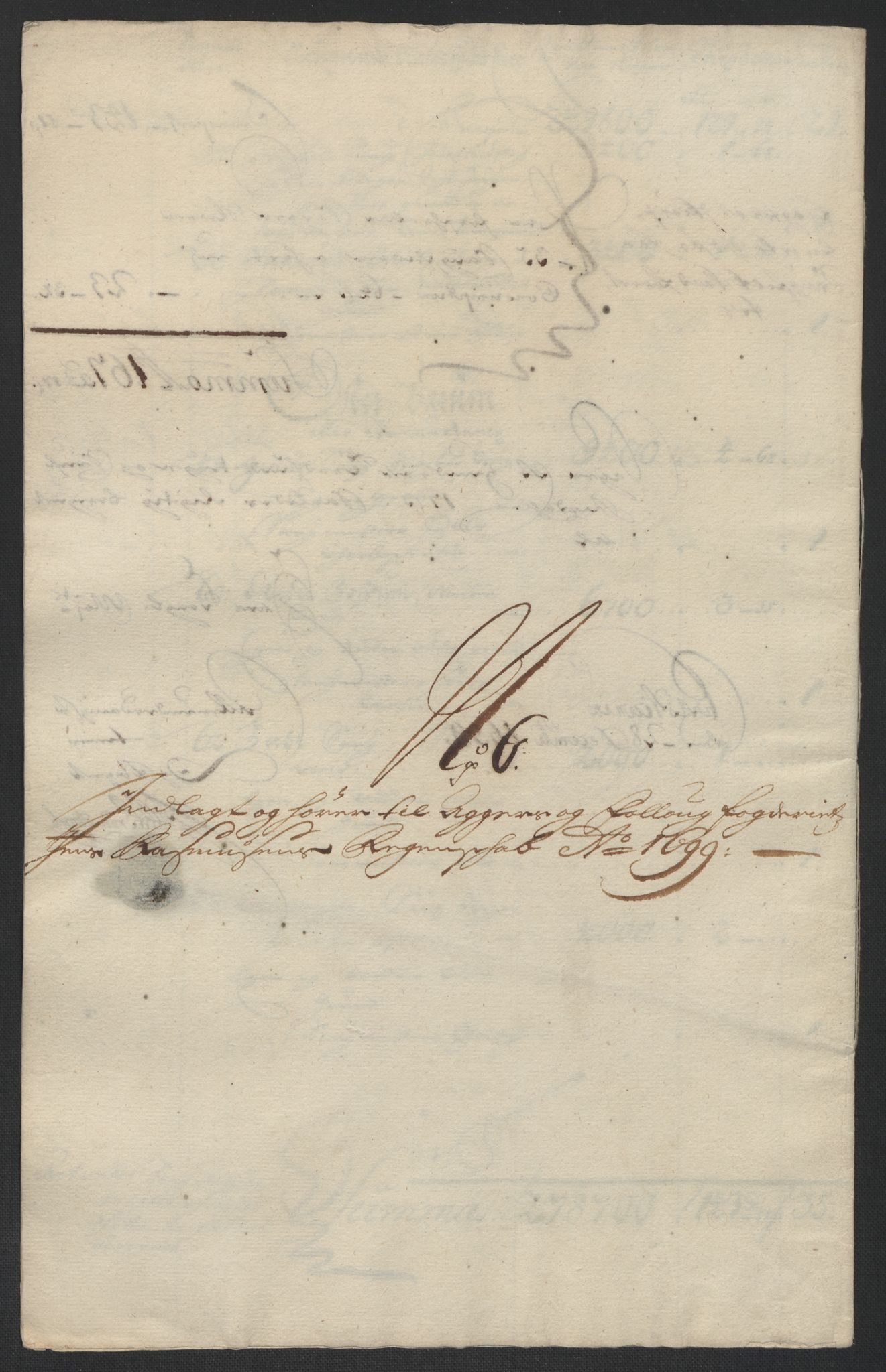 Rentekammeret inntil 1814, Reviderte regnskaper, Fogderegnskap, AV/RA-EA-4092/R10/L0442: Fogderegnskap Aker og Follo, 1699, p. 202