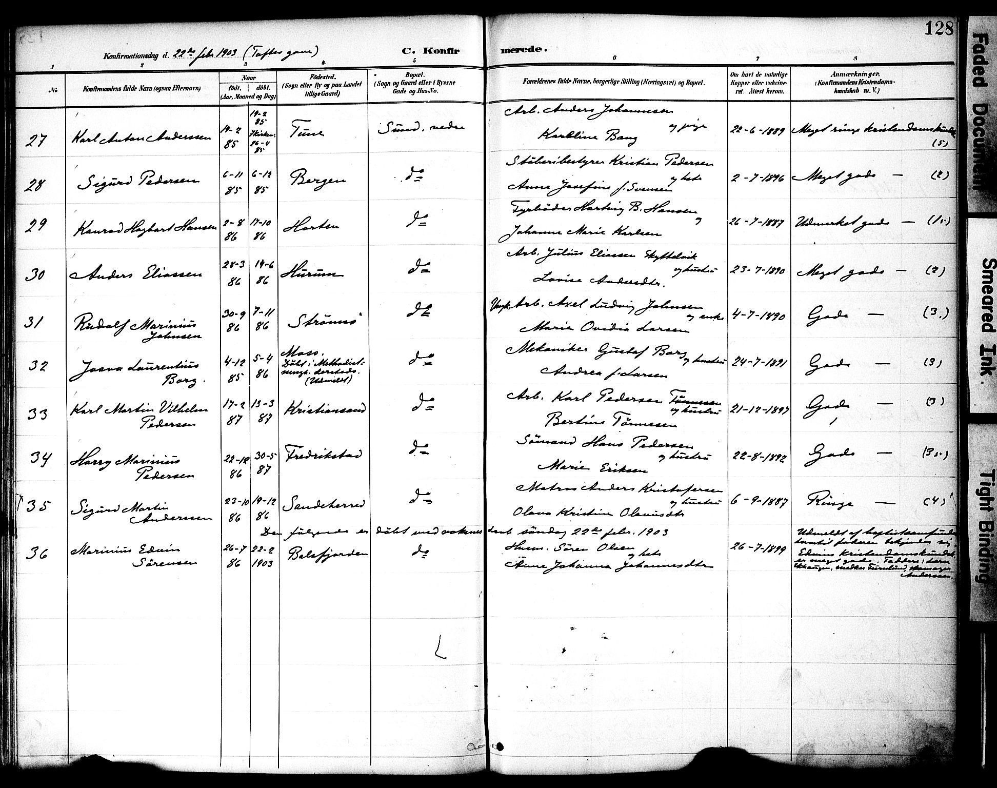 Nes prestekontor, Hedmark, AV/SAH-PREST-020/K/Ka/L0010: Parish register (official) no. 10, 1887-1905, p. 128