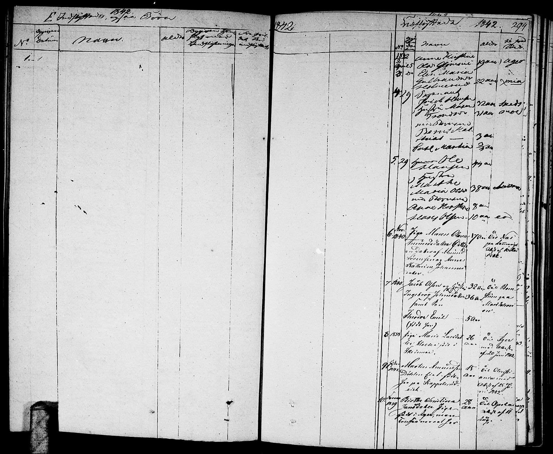 Nittedal prestekontor Kirkebøker, AV/SAO-A-10365a/F/Fa/L0004: Parish register (official) no. I 4, 1836-1849, p. 294