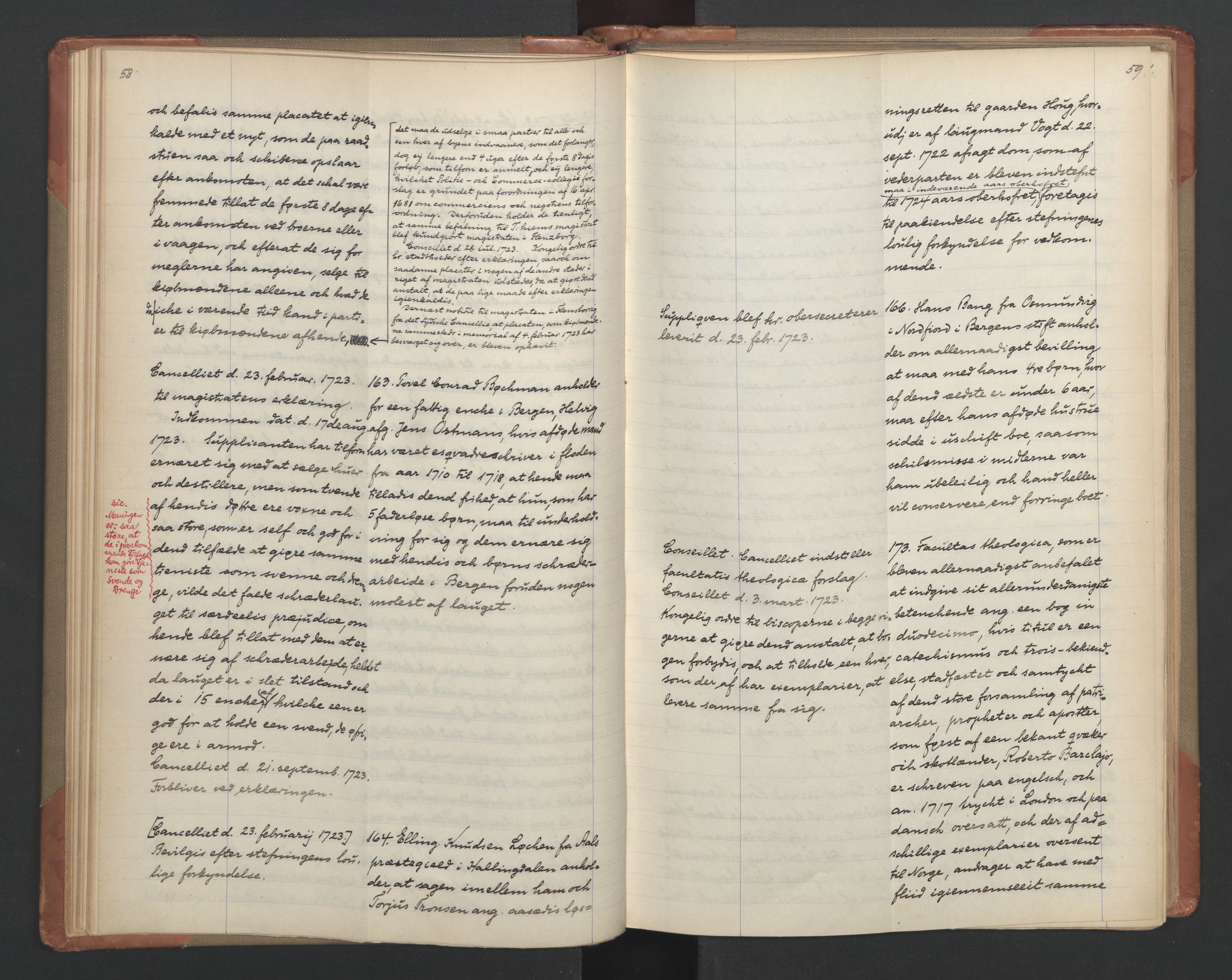 Avskriftsamlingen, AV/RA-EA-4022/F/Fa/L0086: Supplikker, 1723, p. 34