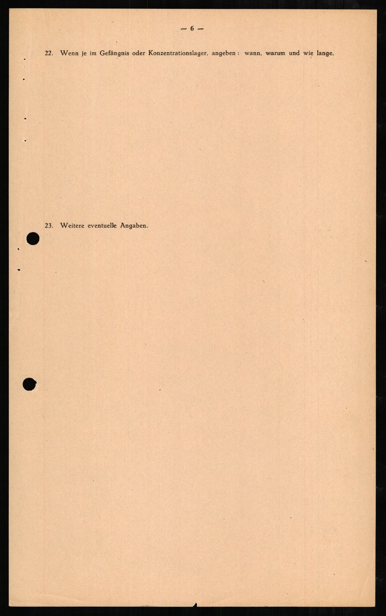 Forsvaret, Forsvarets overkommando II, RA/RAFA-3915/D/Db/L0003: CI Questionaires. Tyske okkupasjonsstyrker i Norge. Tyskere., 1945-1946, p. 478