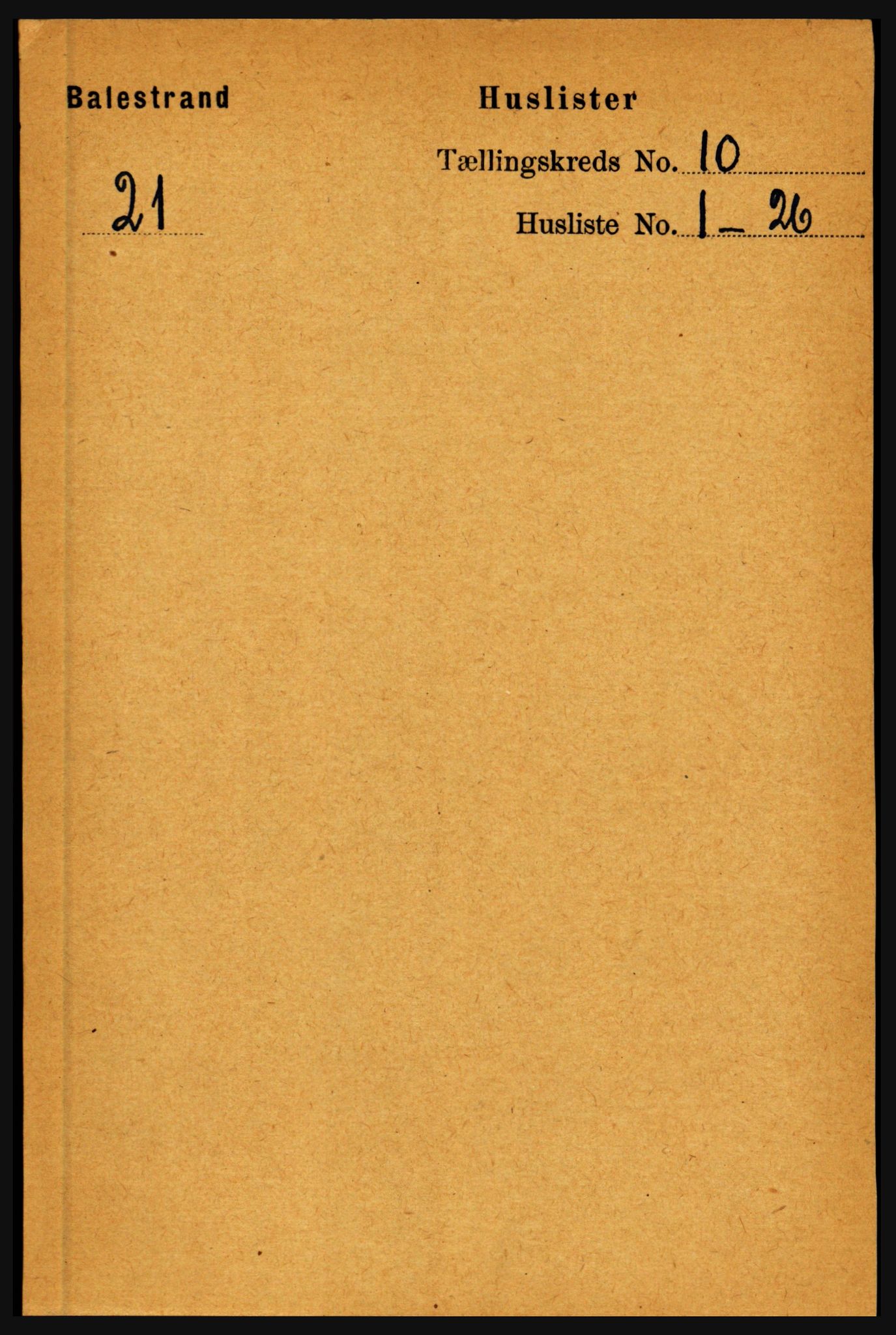 RA, 1891 census for 1418 Balestrand, 1891, p. 2221