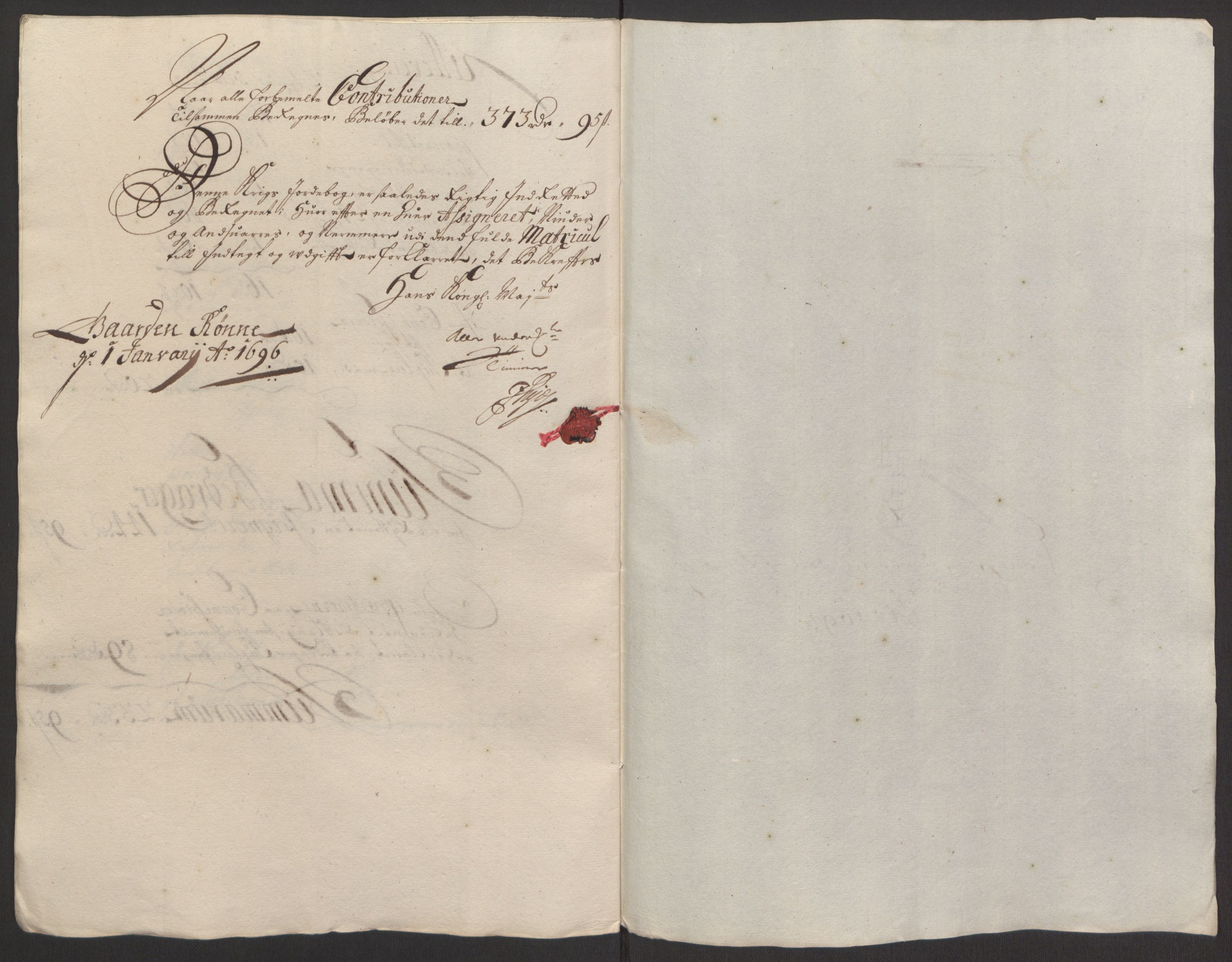 Rentekammeret inntil 1814, Reviderte regnskaper, Fogderegnskap, RA/EA-4092/R13/L0833: Fogderegnskap Solør, Odal og Østerdal, 1695, p. 290