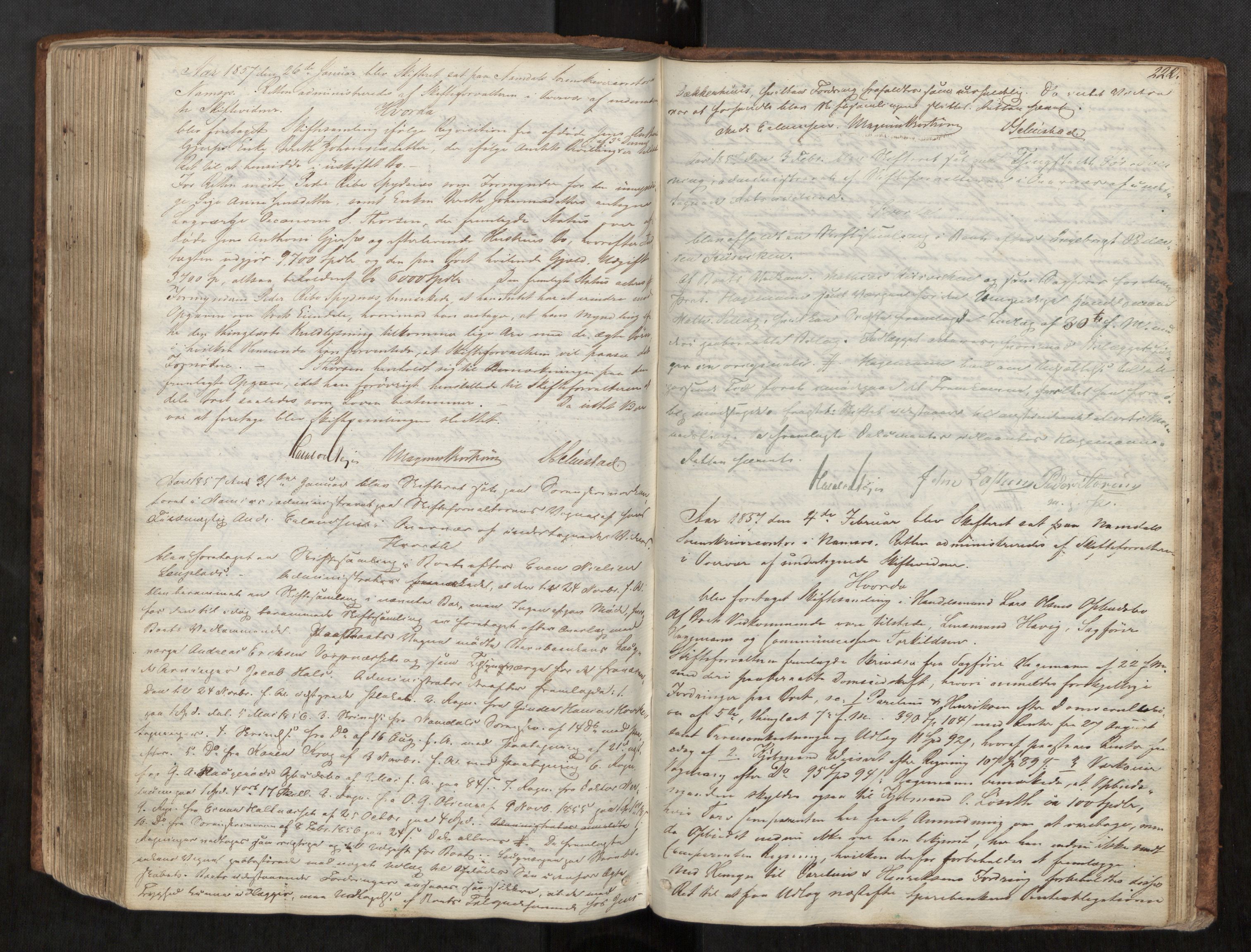 Namdal sorenskriveri, AV/SAT-A-4133/1/3/3B/L0002: Skiftebehandlingsprotokoll, 1837-1858, p. 222