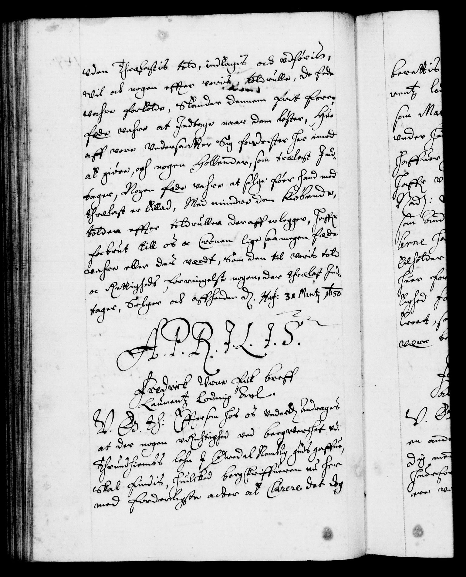 Danske Kanselli 1572-1799, RA/EA-3023/F/Fc/Fca/Fcab/L0008: Norske tegnelser (mikrofilm), 1648-1652, p. 147b