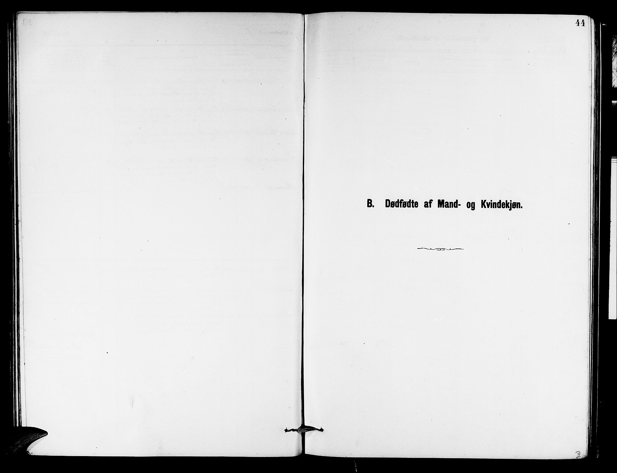 Haus sokneprestembete, SAB/A-75601/H/Hab: Parish register (copy) no. B 2, 1878-1884, p. 44