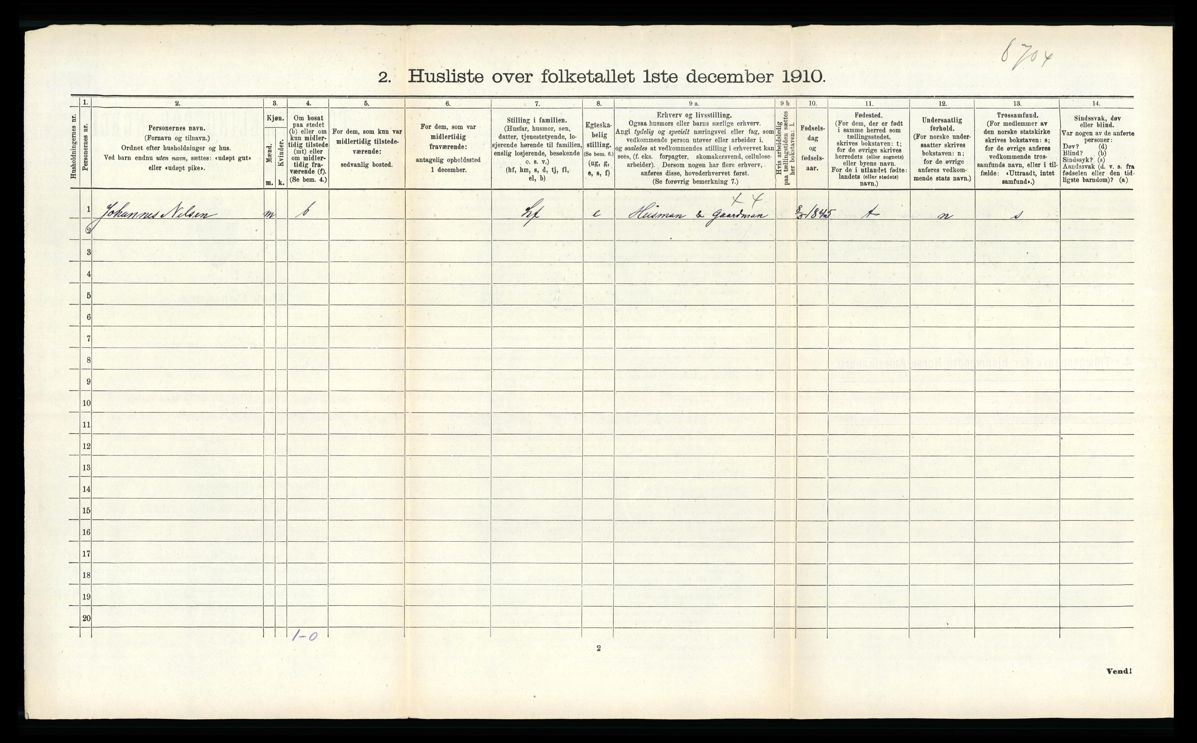 RA, 1910 census for Leikanger, 1910, p. 313