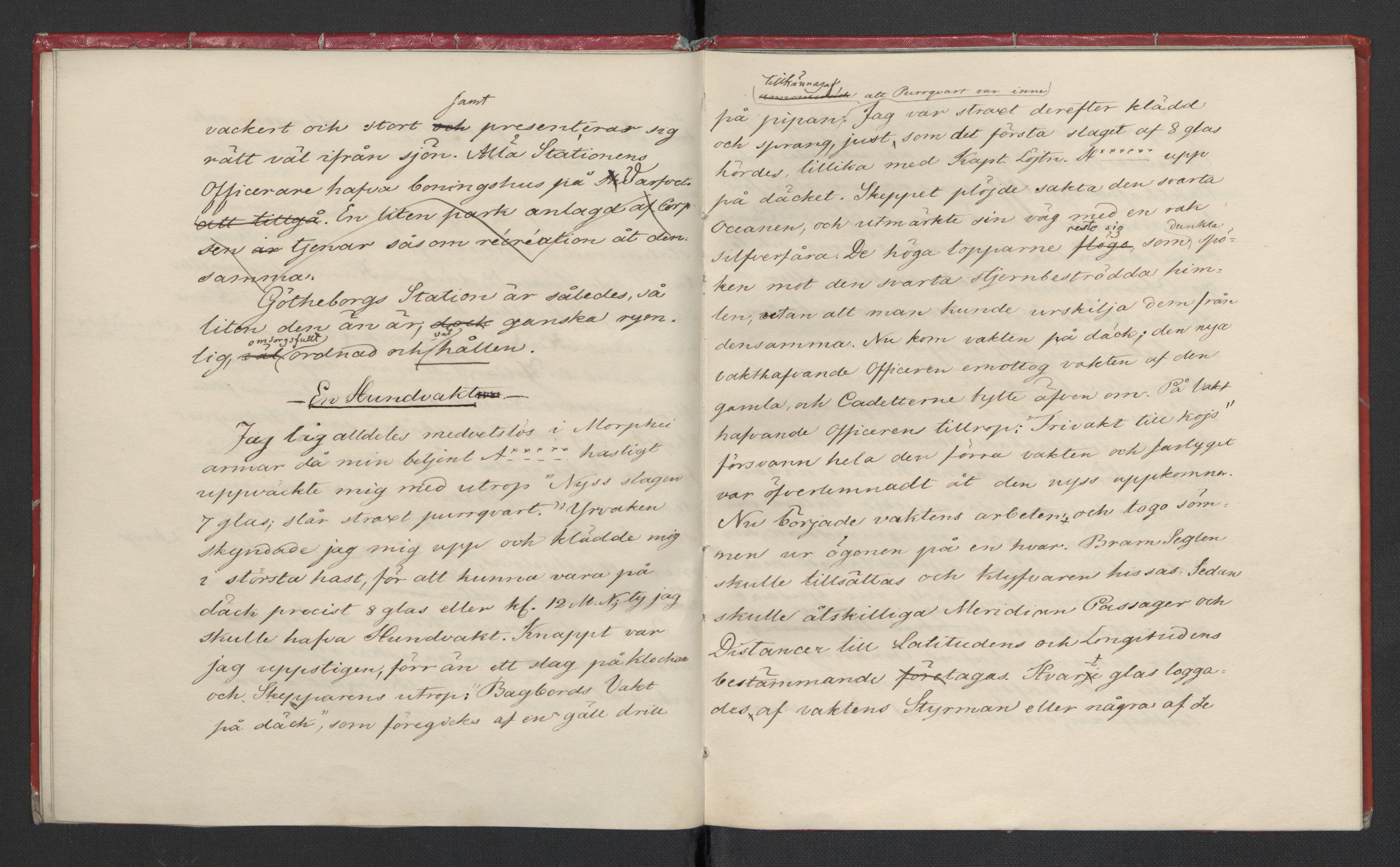 Bernadotte, AV/RA-PA-0318/F/L0001/0001: Privat materiale fra Bernadottefamilien / Reisebeskrivelse, 1843, p. 10