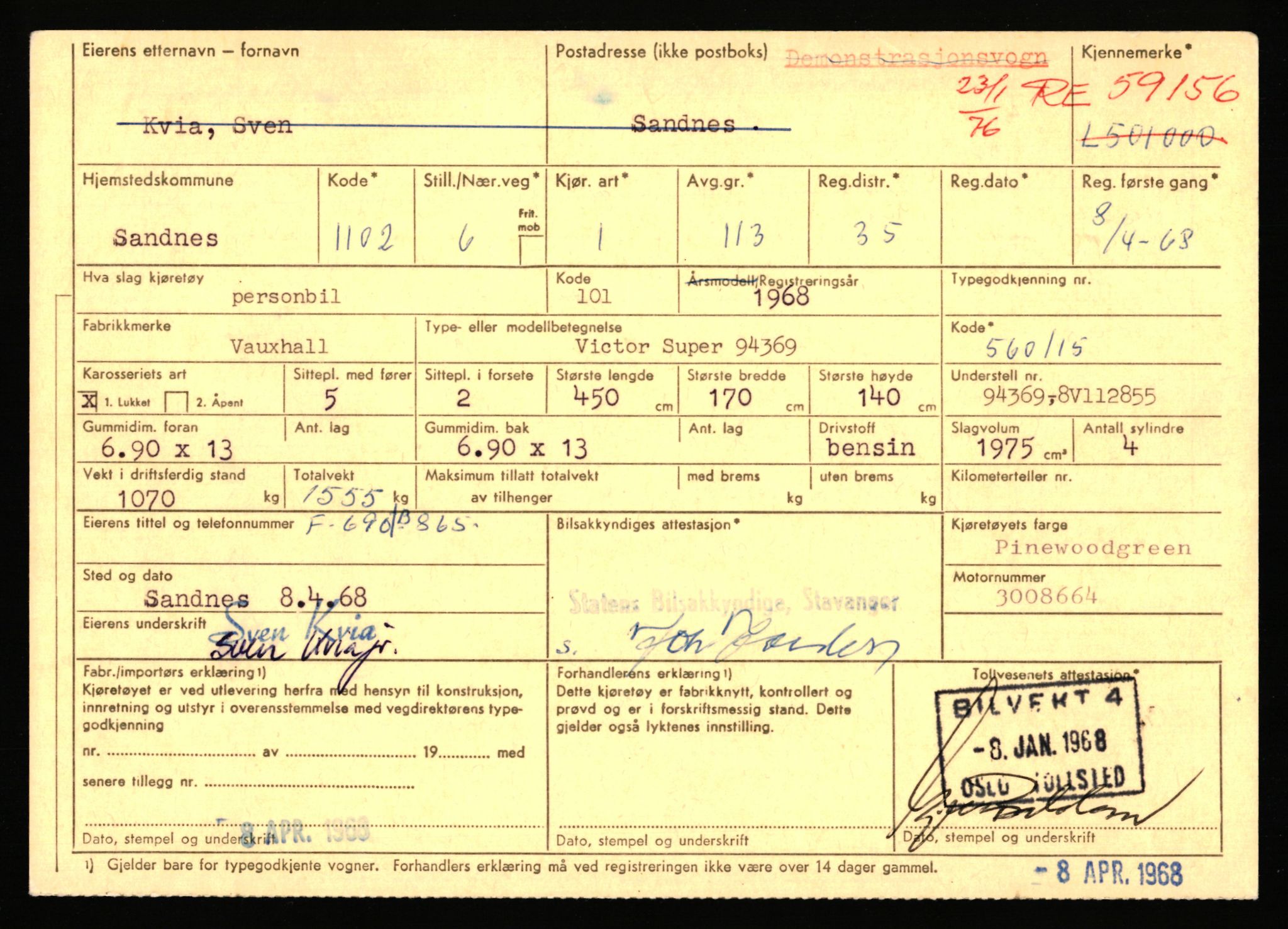 Stavanger trafikkstasjon, AV/SAST-A-101942/0/F/L0077: L-500000 - L-502999, 1930-1971, p. 709