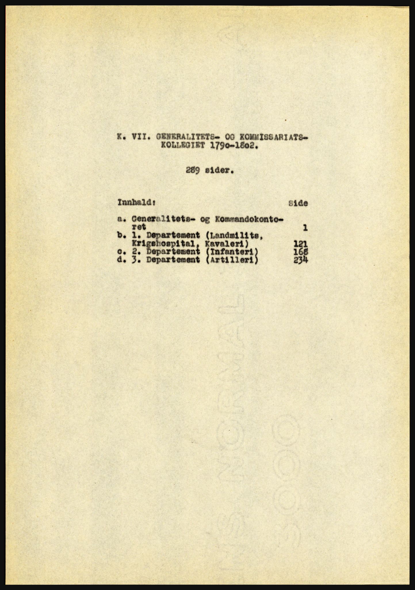 Riksarkivet, Seksjon for eldre arkiv og spesialsamlinger, AV/RA-EA-6797/H/Ha, 1953