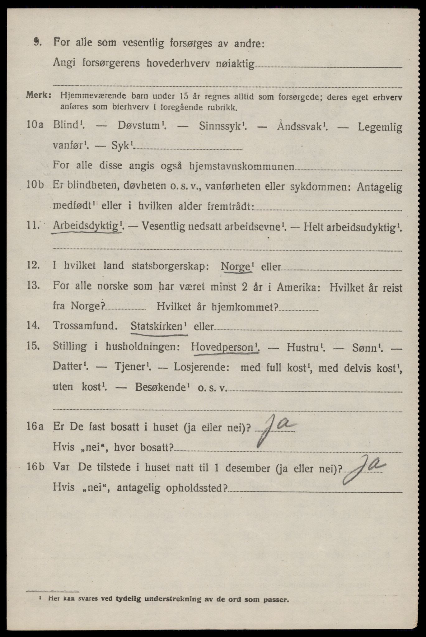 SAKO, 1920 census for Kviteseid, 1920, p. 3508