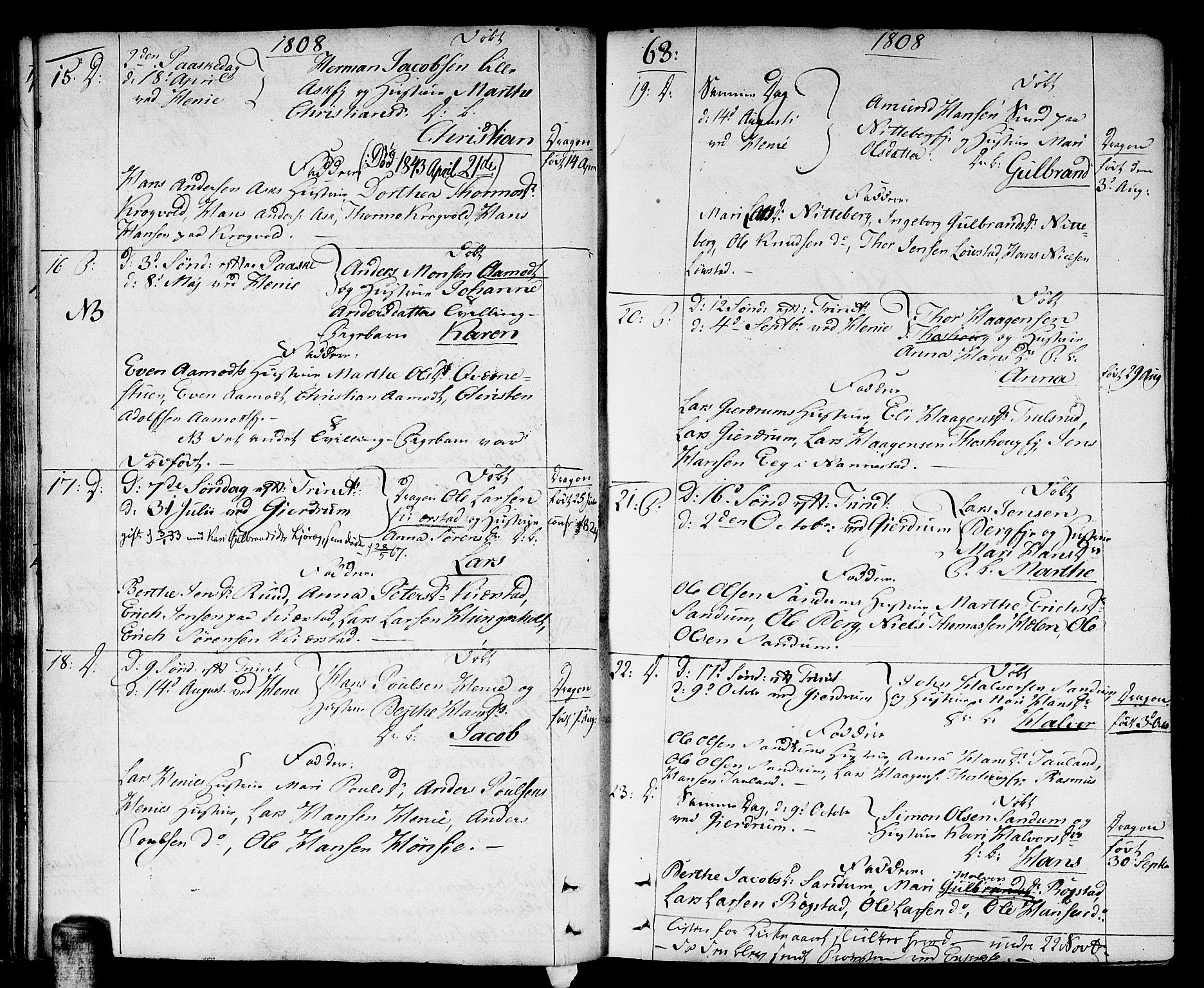 Gjerdrum prestekontor Kirkebøker, AV/SAO-A-10412b/F/Fa/L0003: Parish register (official) no. I 3, 1798-1815, p. 63