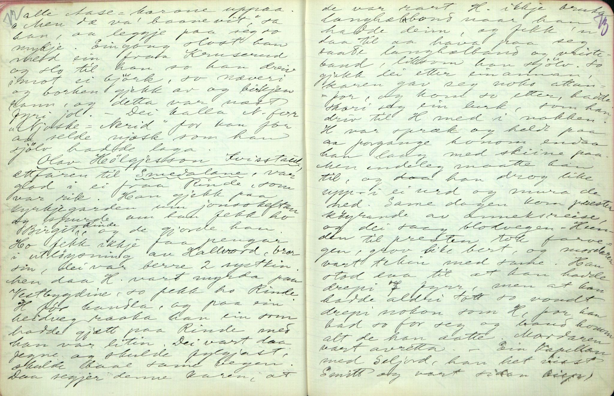Rikard Berge, TEMU/TGM-A-1003/F/L0003/0033: 061-100 Innholdslister / 91 Nes. Flatdal. Uppskriftir av Aanund Rolleivsson m.fl. , 1910, p. 72-73