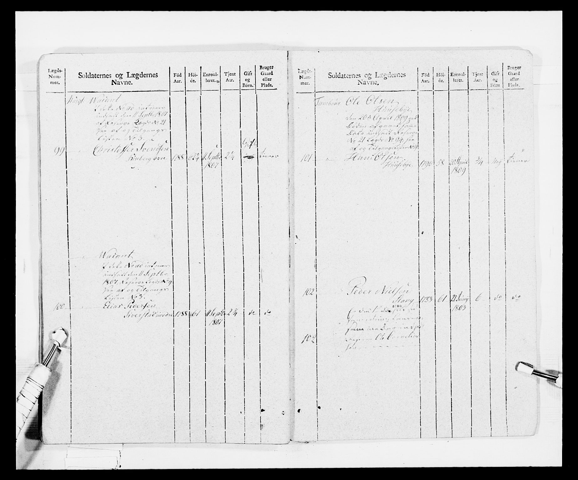 Generalitets- og kommissariatskollegiet, Det kongelige norske kommissariatskollegium, AV/RA-EA-5420/E/Eh/L0030b: Sønnafjelske gevorbne infanteriregiment, 1810, p. 94