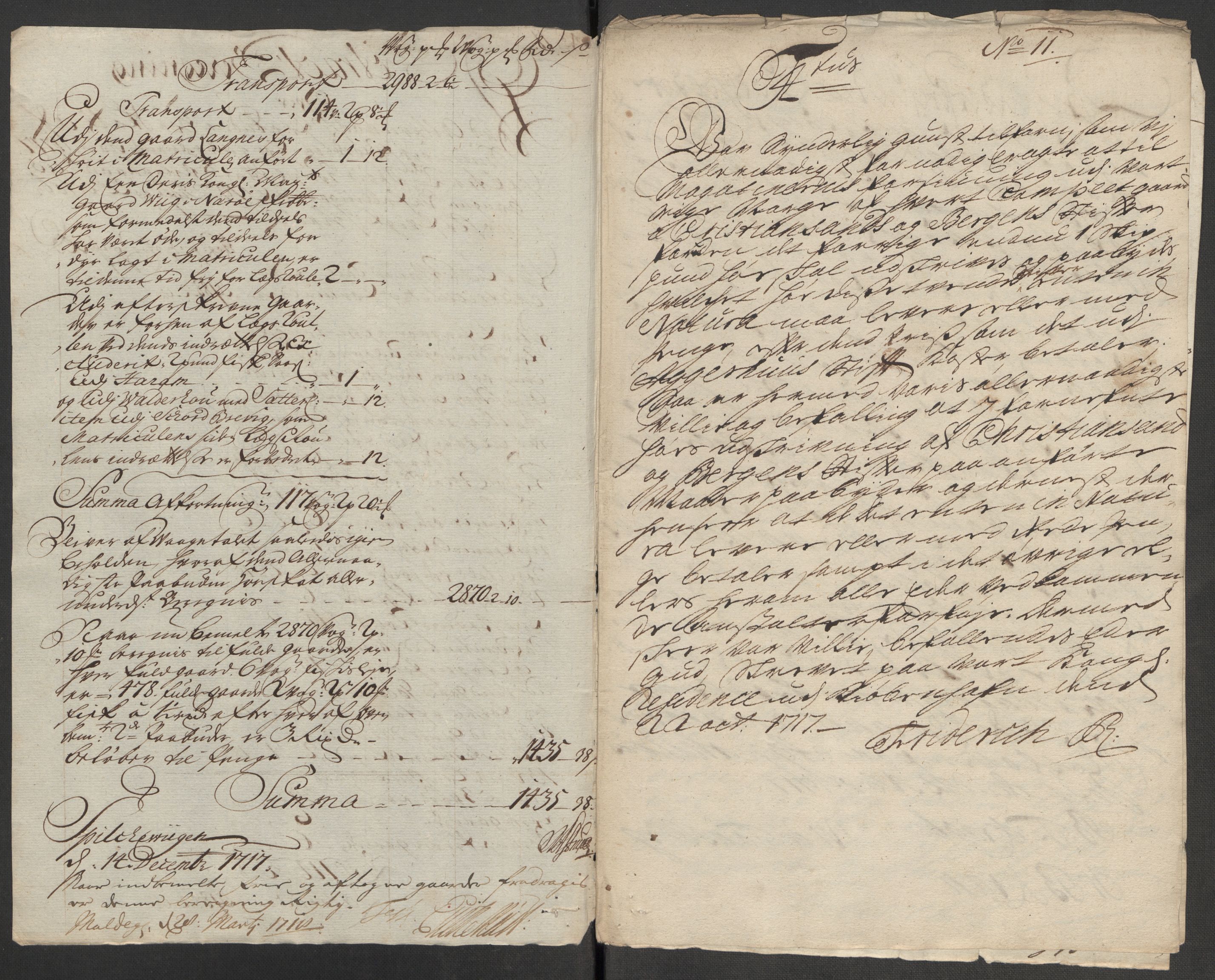 Rentekammeret inntil 1814, Reviderte regnskaper, Fogderegnskap, AV/RA-EA-4092/R54/L3569: Fogderegnskap Sunnmøre, 1717, p. 320