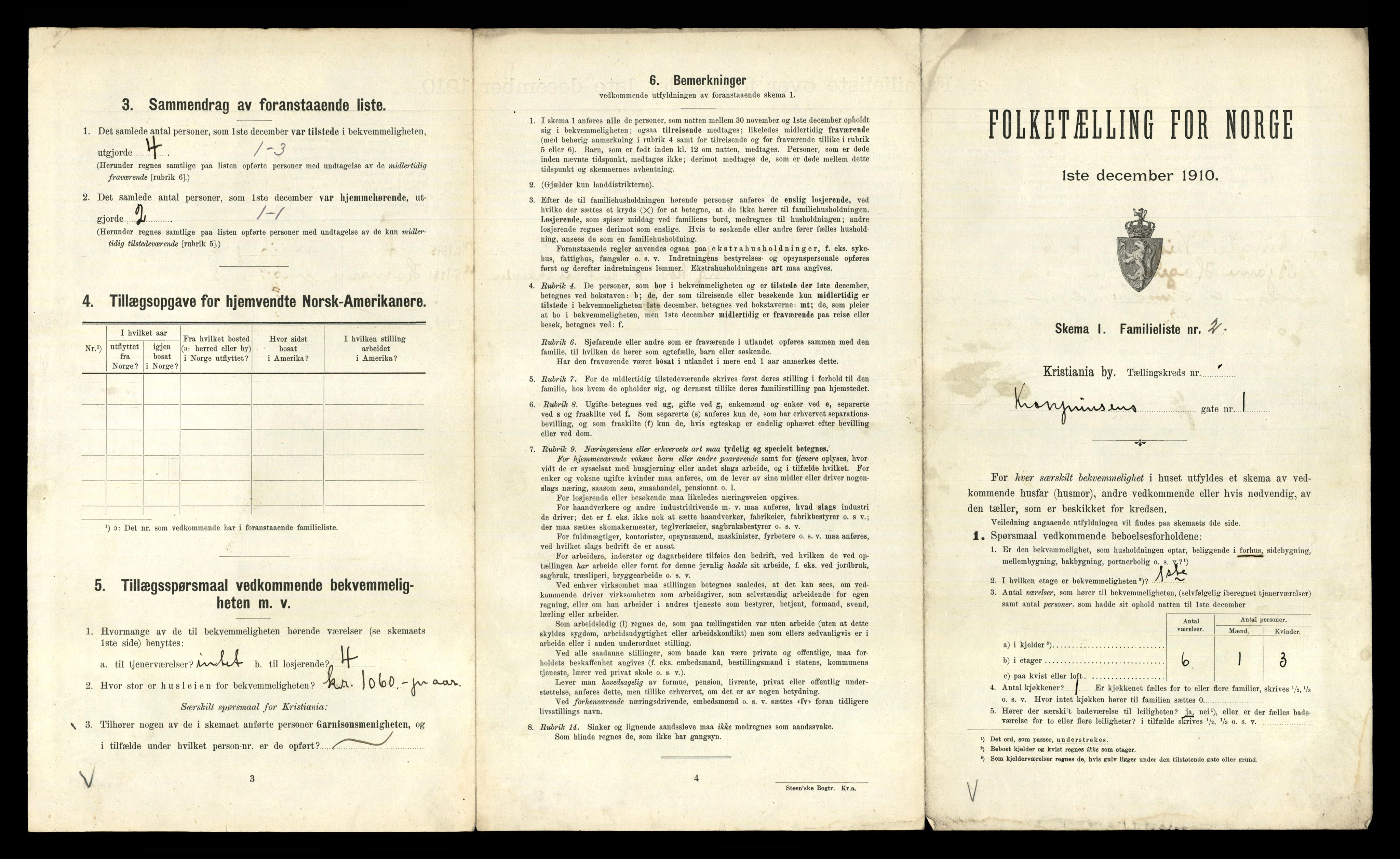 RA, 1910 census for Kristiania, 1910, p. 53651