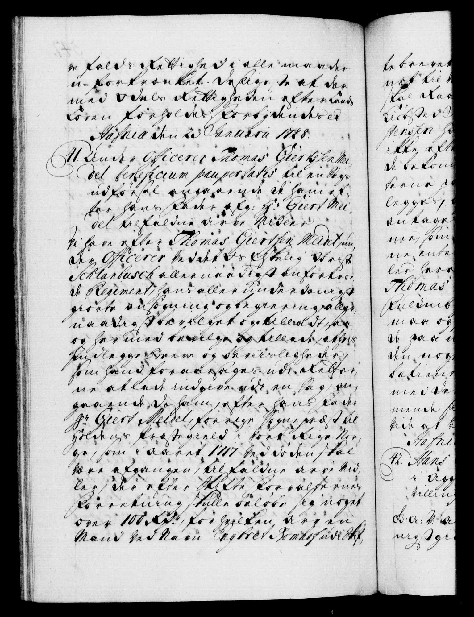 Danske Kanselli 1572-1799, AV/RA-EA-3023/F/Fc/Fca/Fcaa/L0025: Norske registre, 1726-1728, p. 547b