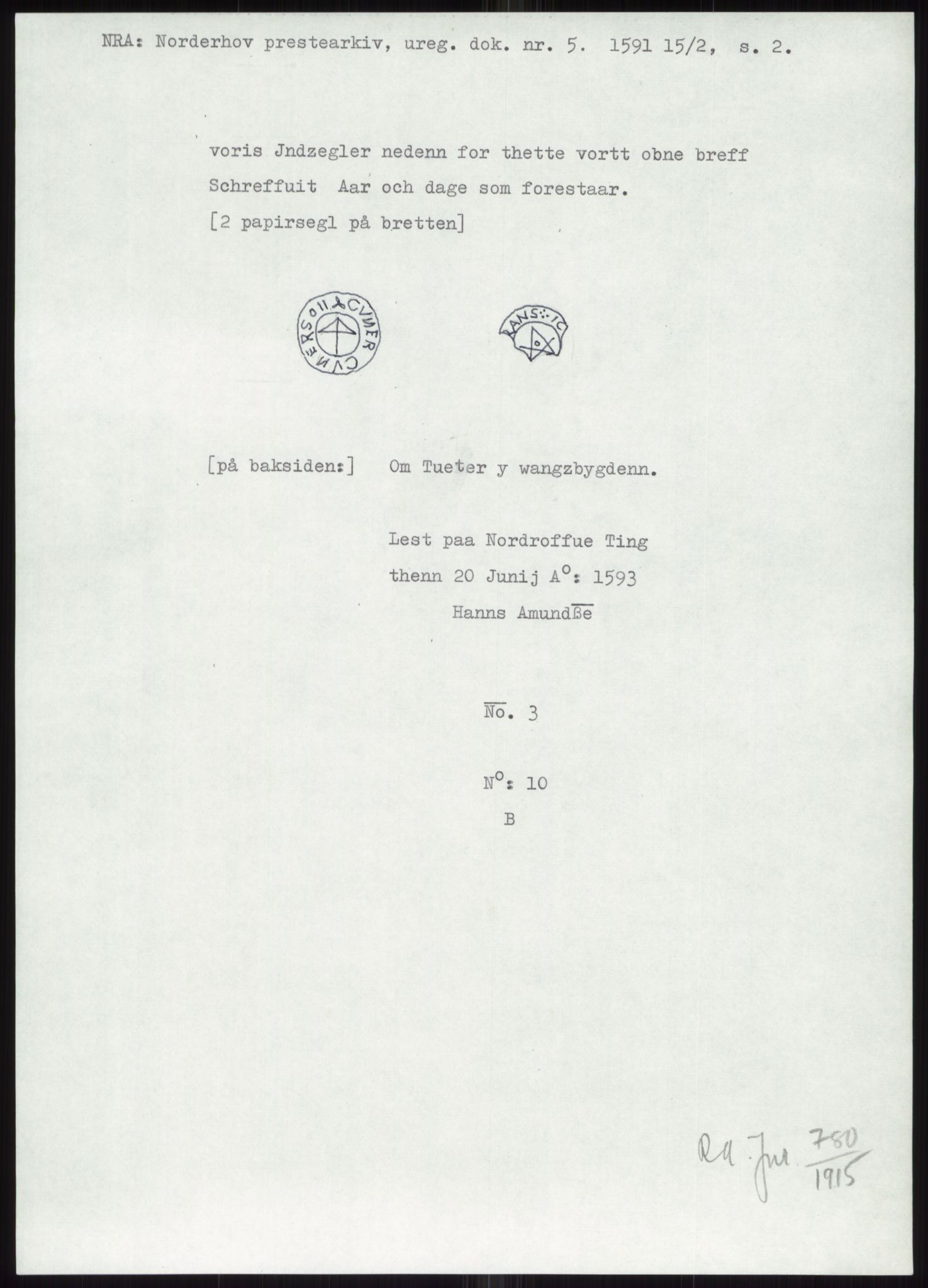 Samlinger til kildeutgivelse, Diplomavskriftsamlingen, AV/RA-EA-4053/H/Ha, p. 1233