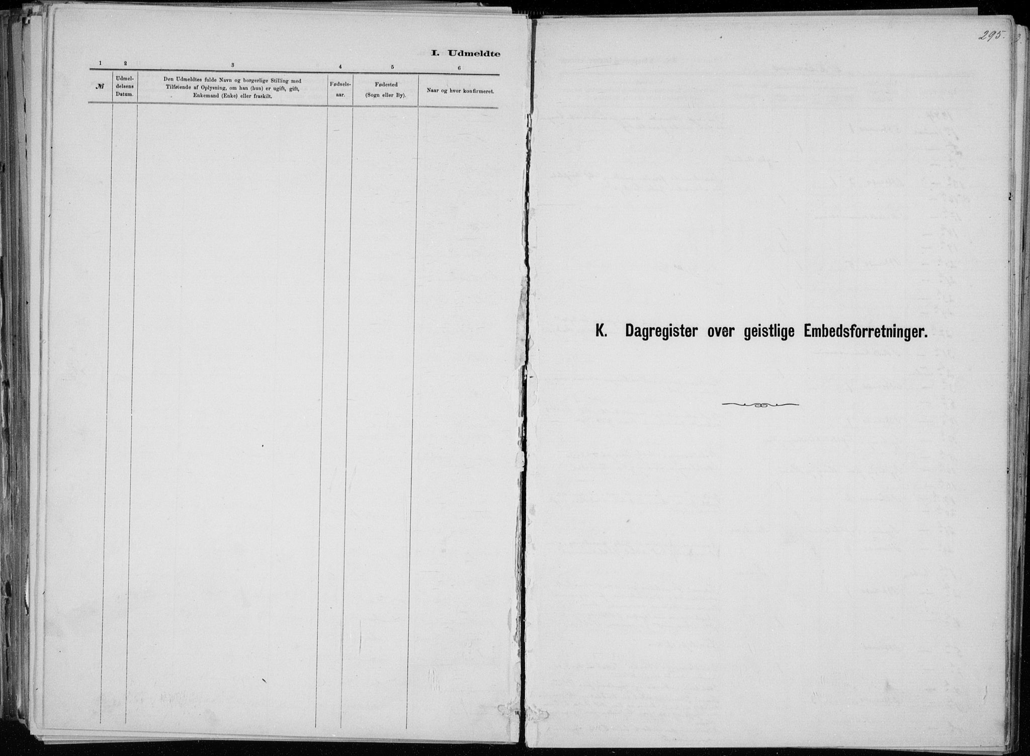 Oddernes sokneprestkontor, SAK/1111-0033/F/Fa/Faa/L0009: Parish register (official) no. A 9, 1884-1896, p. 295
