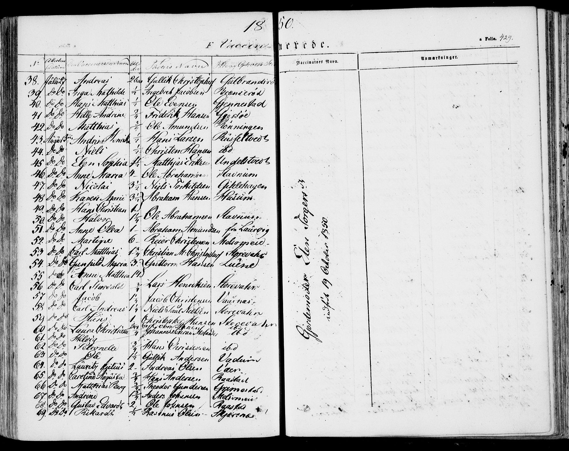 Stokke kirkebøker, AV/SAKO-A-320/F/Fa/L0007: Parish register (official) no. I 7, 1844-1857, p. 429