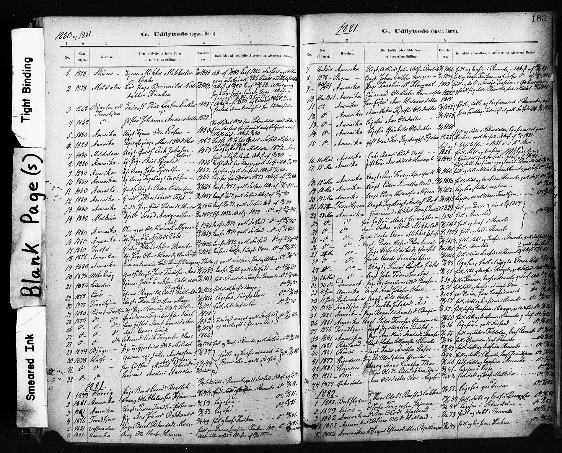 Ministerialprotokoller, klokkerbøker og fødselsregistre - Sør-Trøndelag, SAT/A-1456/674/L0871: Parish register (official) no. 674A03, 1880-1896, p. 183