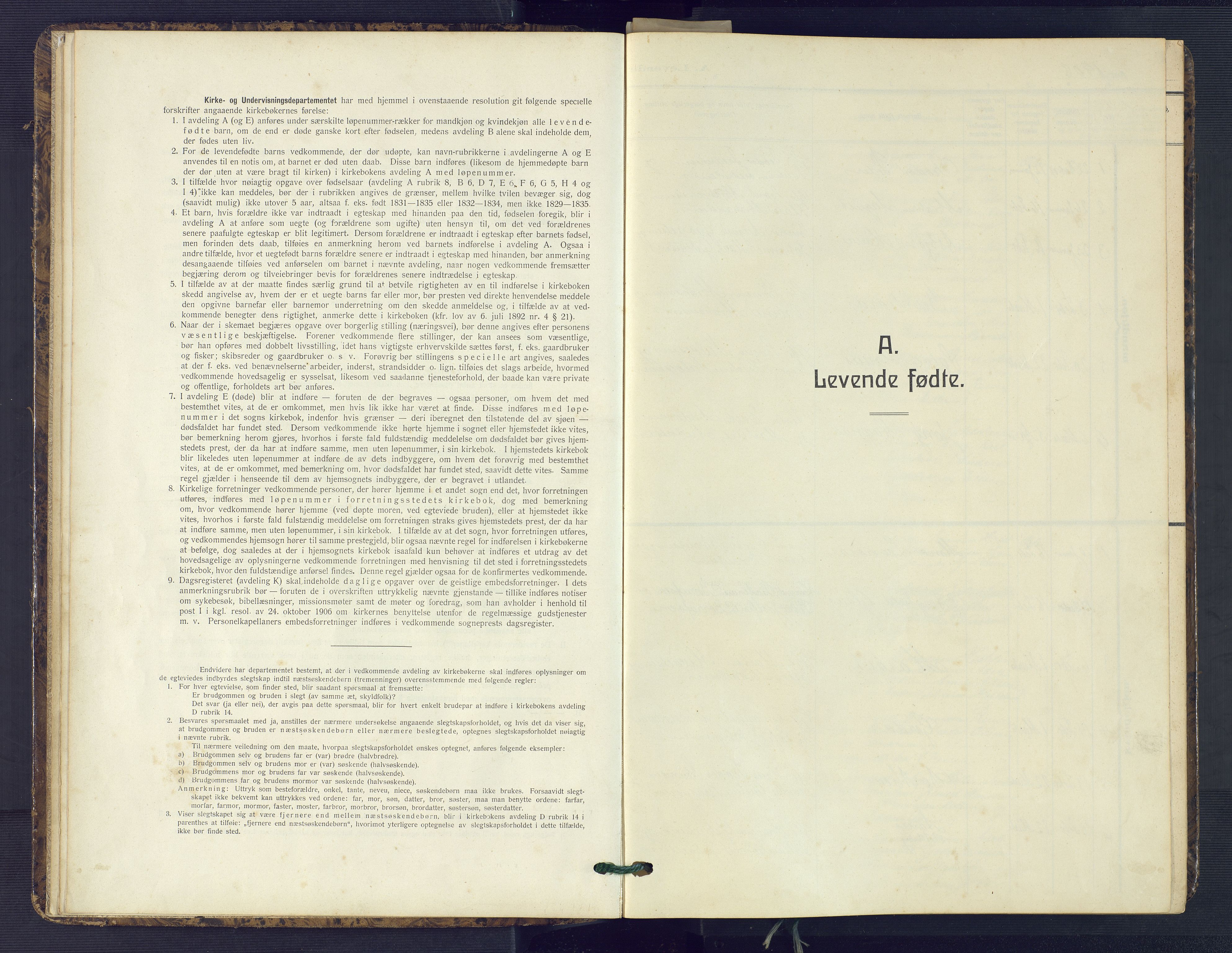 Sør-Audnedal sokneprestkontor, AV/SAK-1111-0039/F/Fb/Fba/L0005: Parish register (copy) no. B 5, 1908-1963