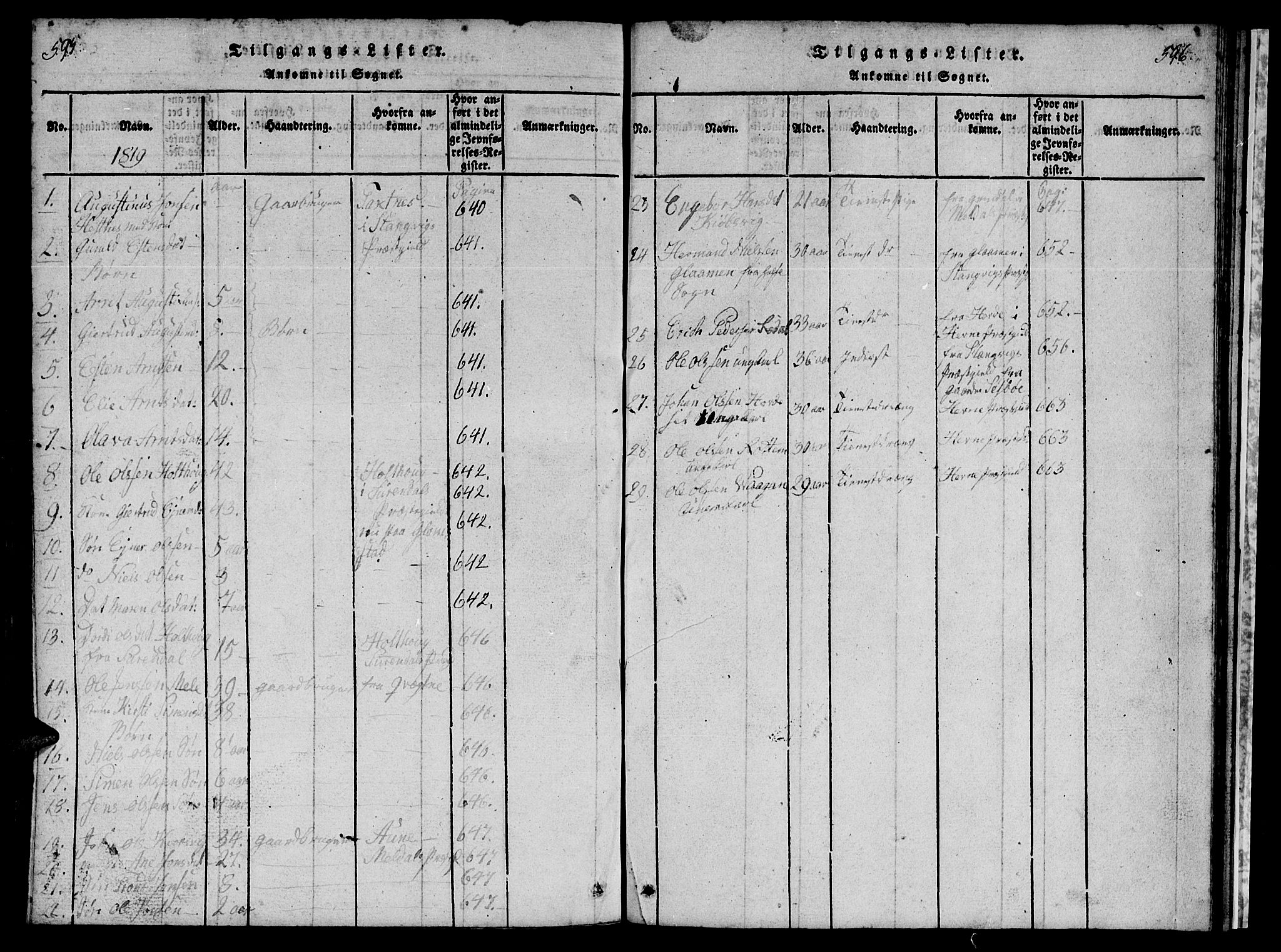 Ministerialprotokoller, klokkerbøker og fødselsregistre - Møre og Romsdal, AV/SAT-A-1454/578/L0908: Parish register (copy) no. 578C01, 1819-1837, p. 595-596