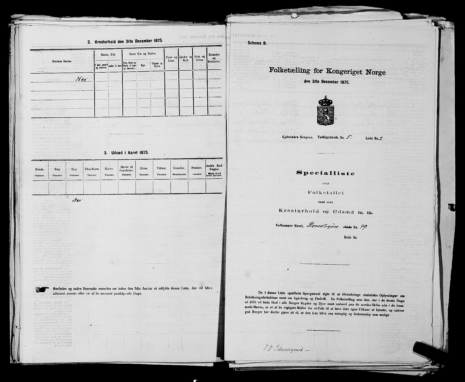 SAKO, 1875 census for 0801P Kragerø, 1875, p. 108