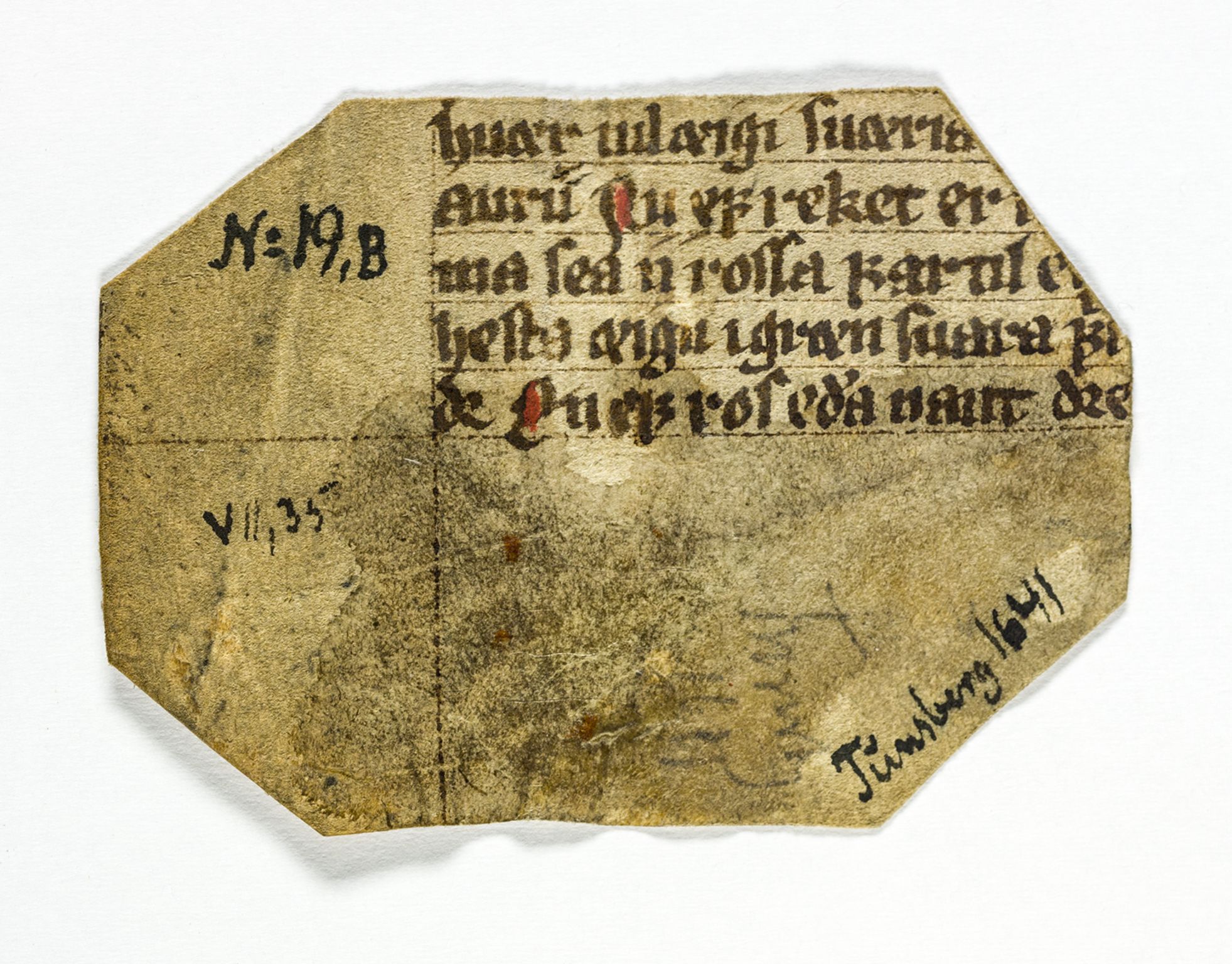 Riksarkivets diplomsamling, AV/RA-EA-5965/F26/L0003: Norrøne membranfragmenter bestand 11-30, 1100-1536, p. 84