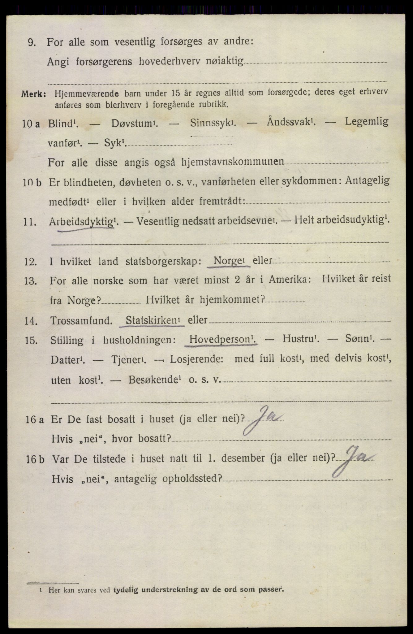 SAKO, 1920 census for Hovin, 1920, p. 1336
