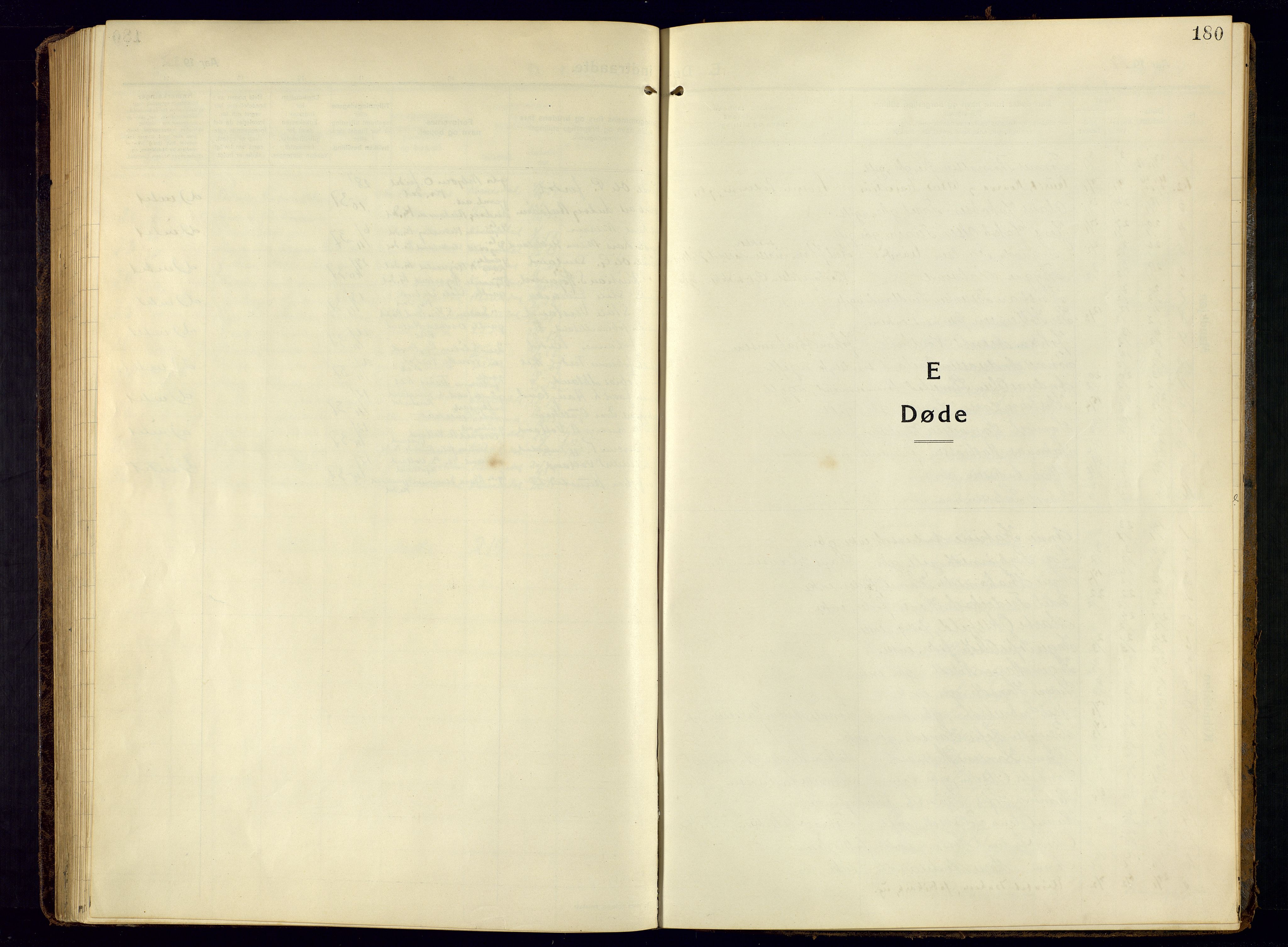 Kvinesdal sokneprestkontor, SAK/1111-0026/F/Fb/Fbb/L0004: Parish register (copy) no. B 4, 1917-1938, p. 180